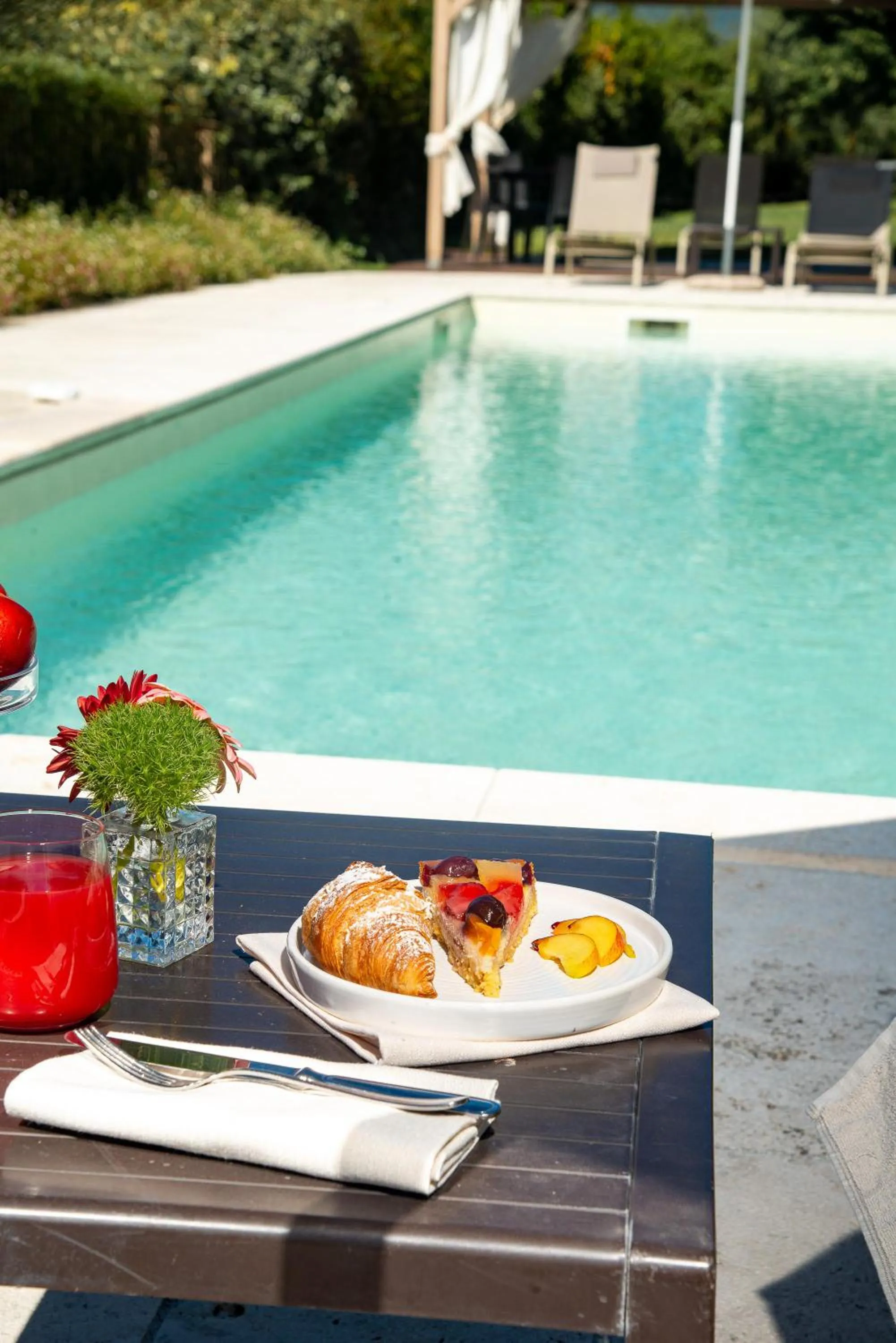 Swimming pool in Villa Giorgia Albergo in Collina