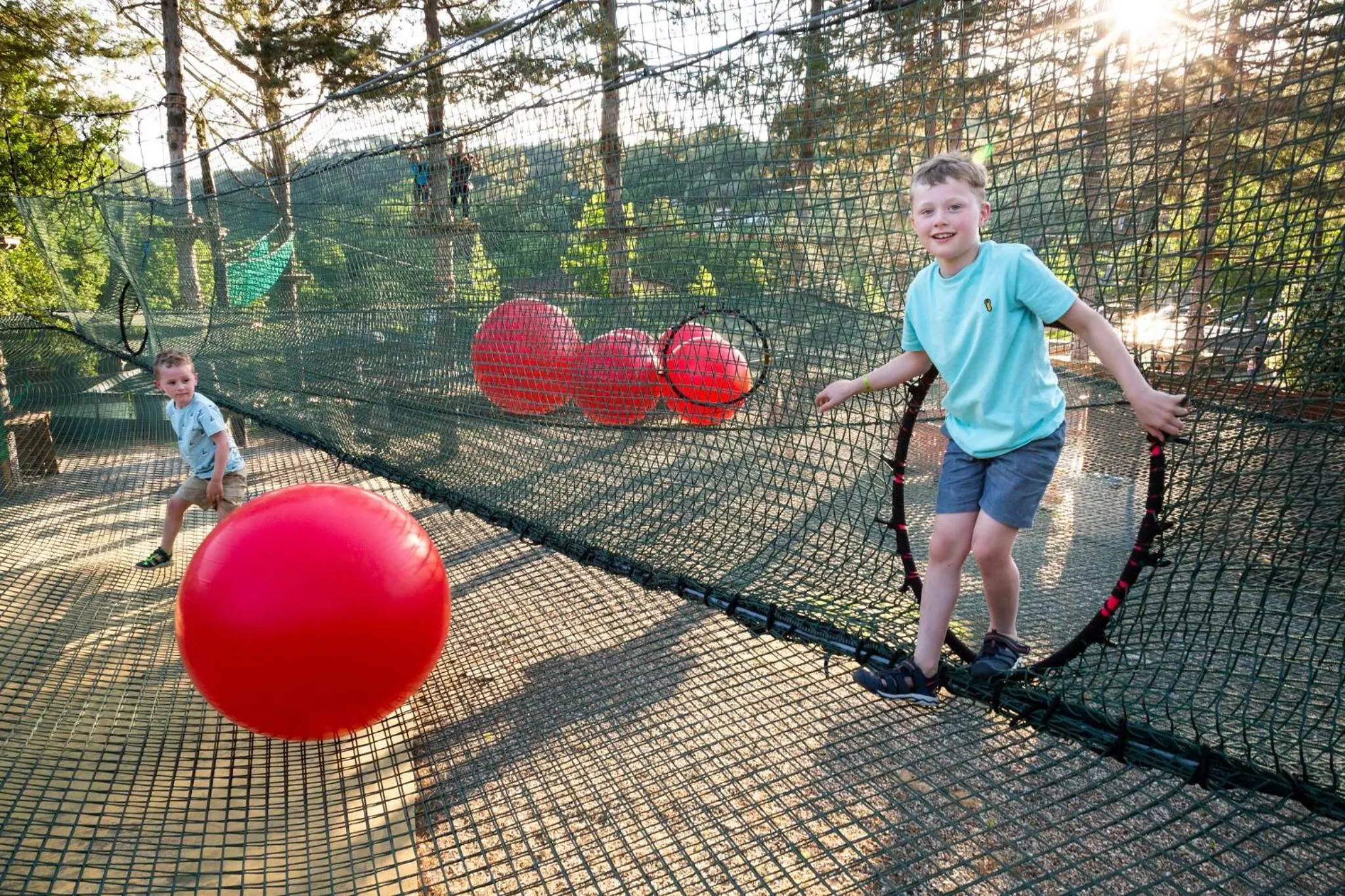 children in hu Norcenni Girasole village