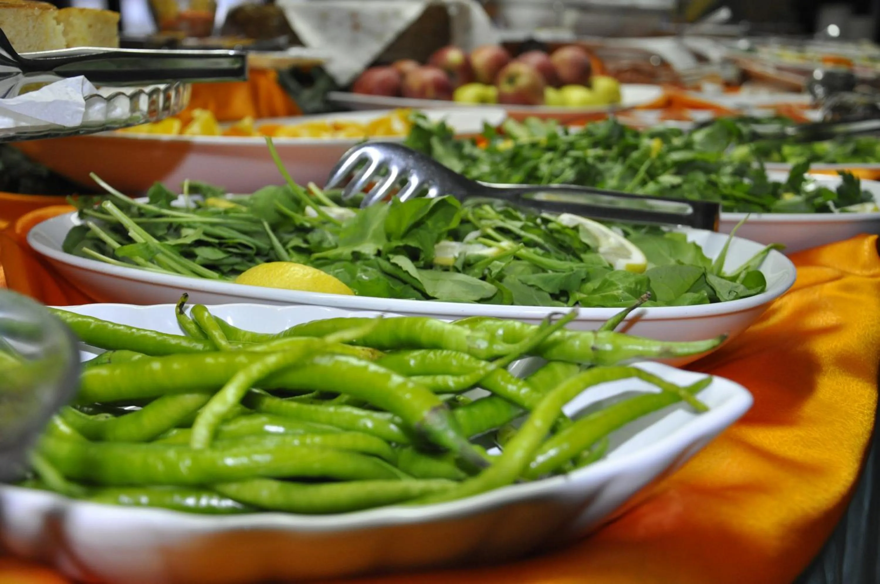 Buffet breakfast in Kayalar Hotel