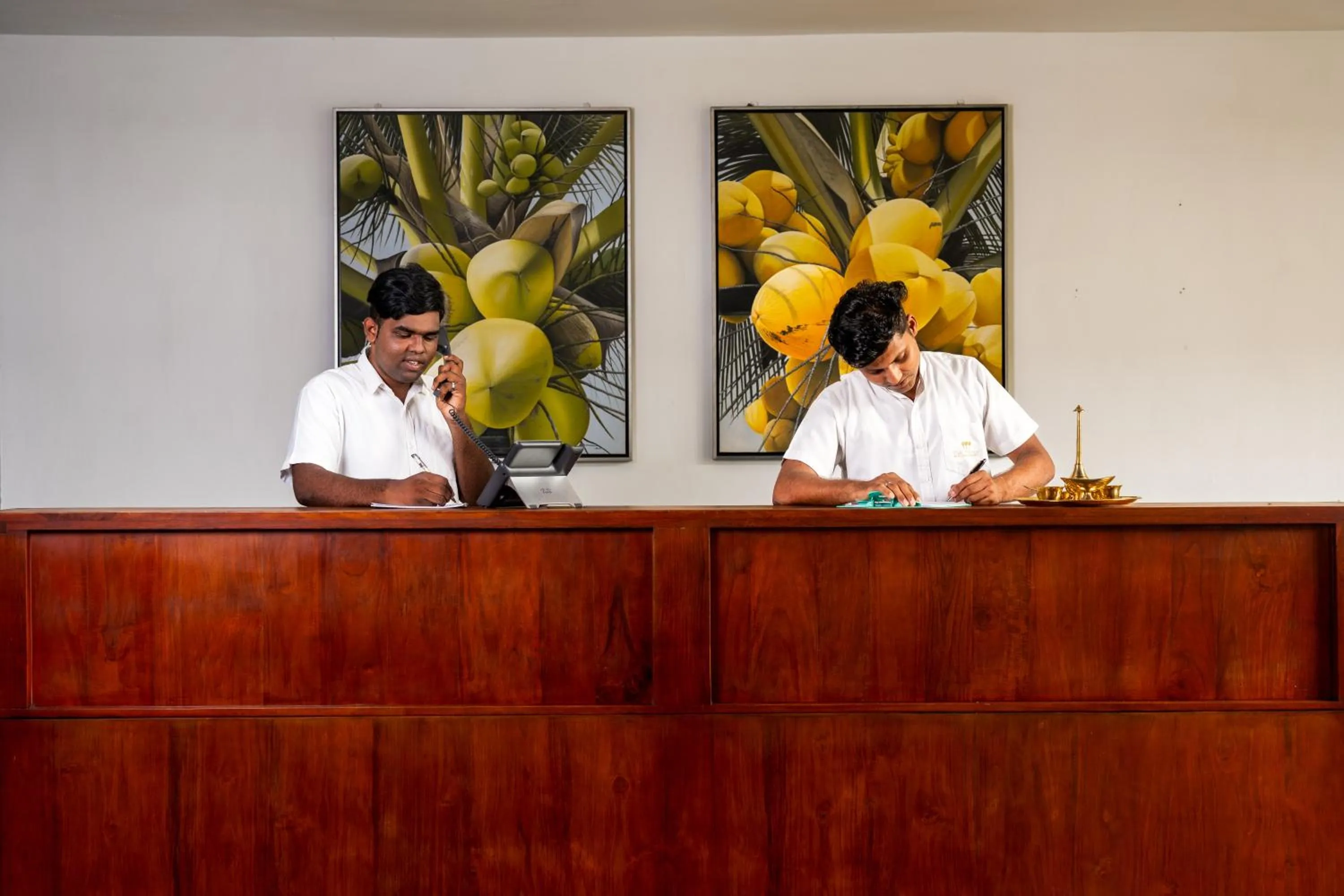 Staff in The Thinnai Hotel - Jaffna