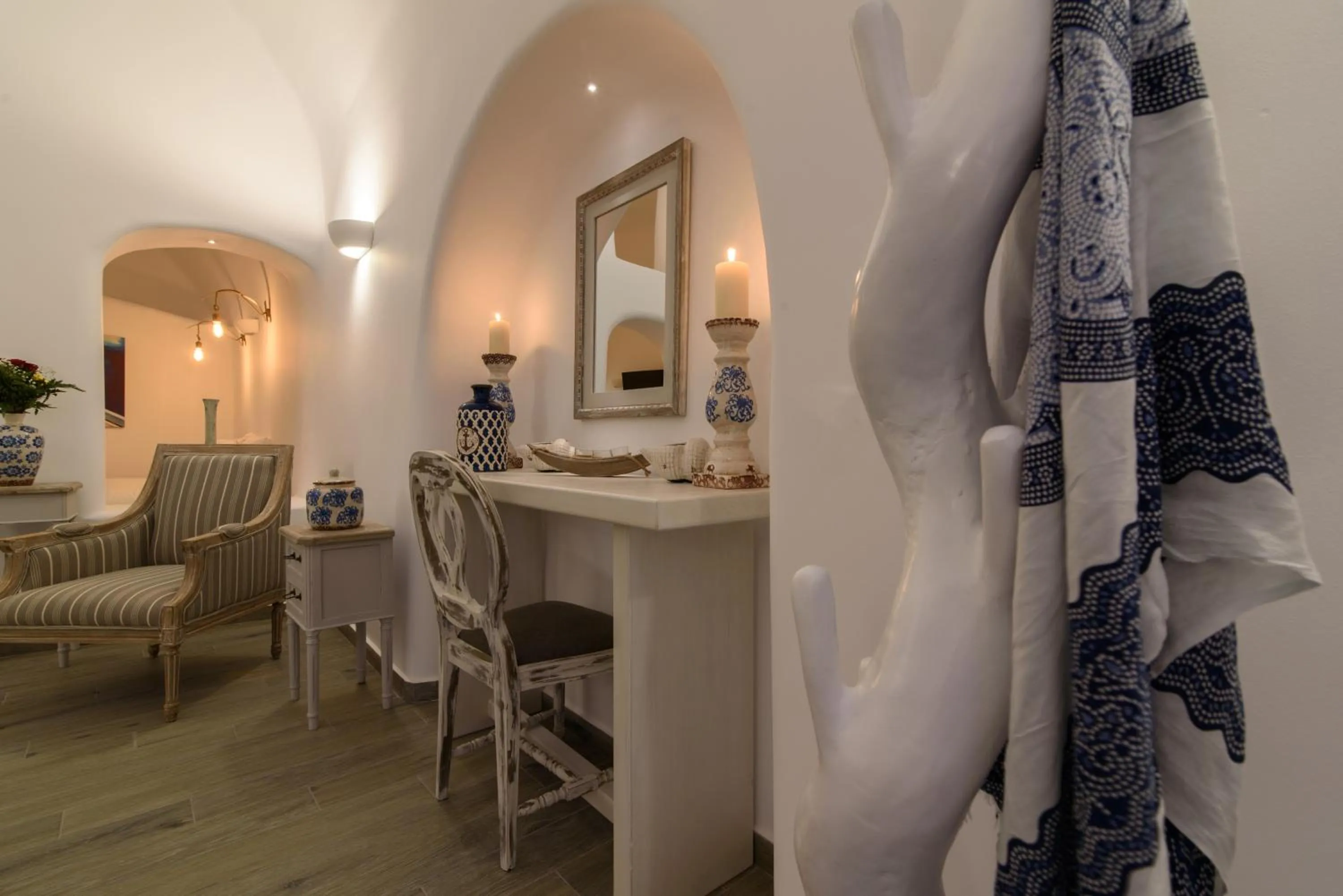 Living room in Angel Luxury Suites