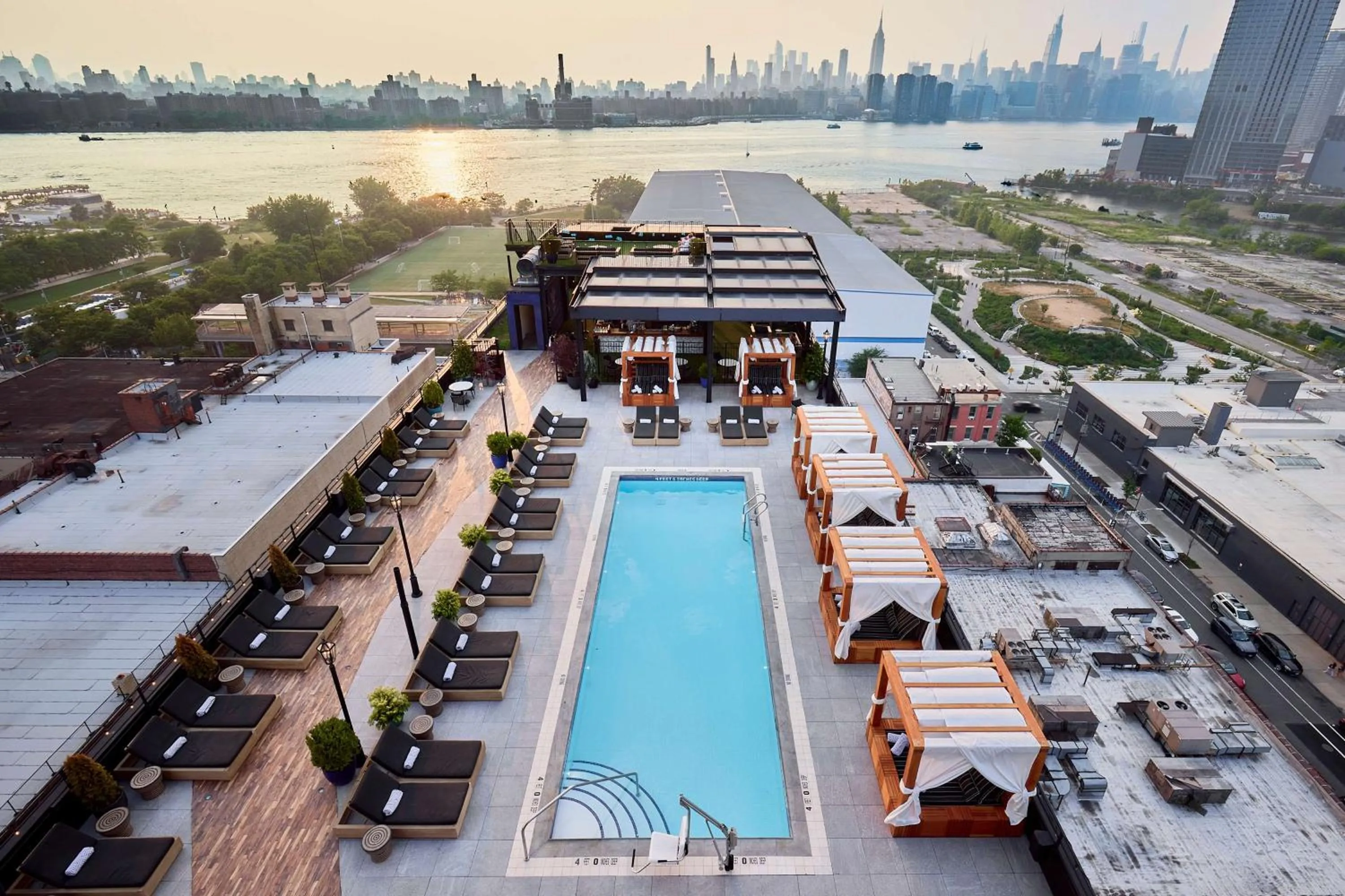 Pool view in Arlo Williamsburg