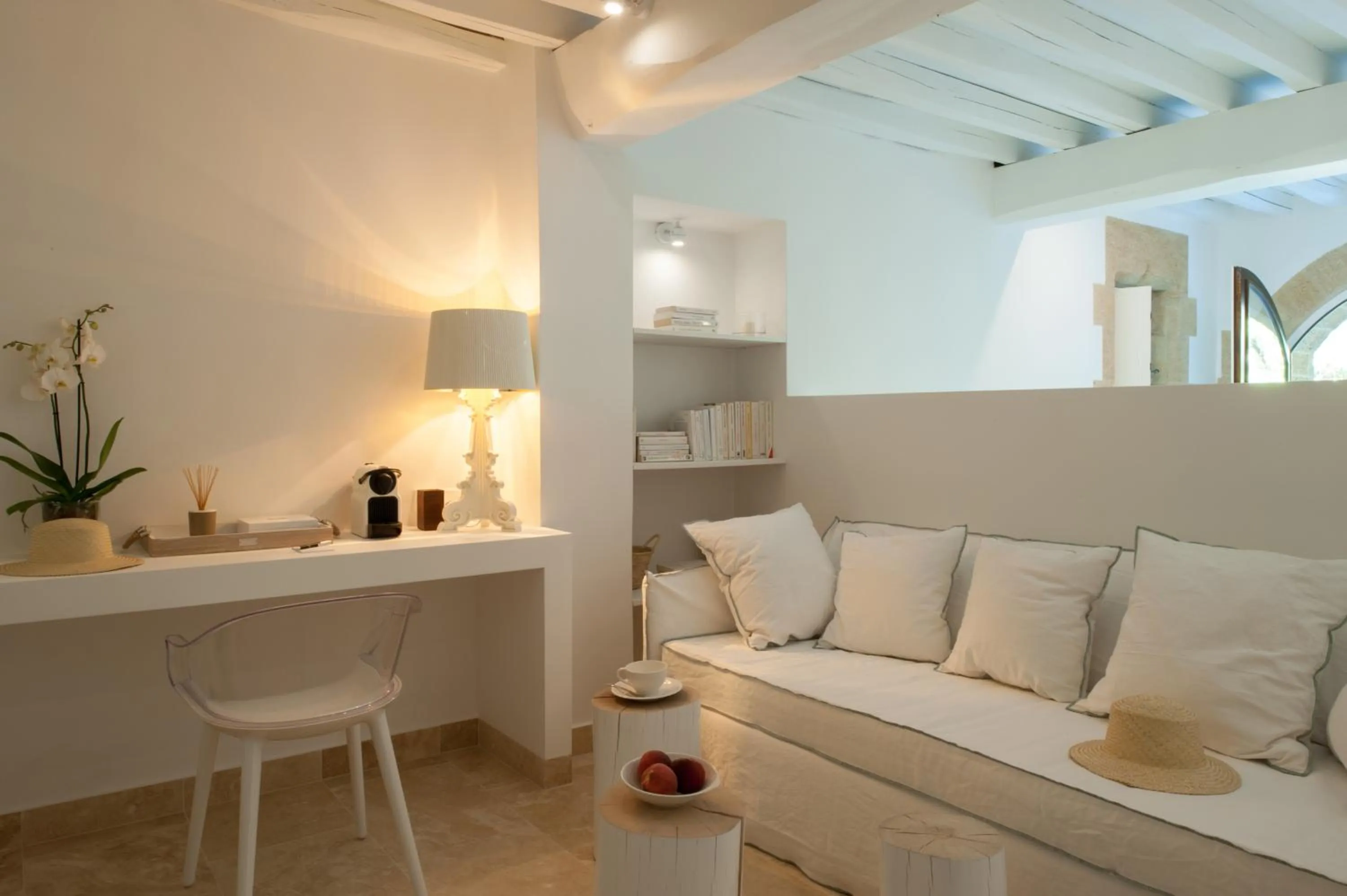 Seating area in Le Vieux Castillon