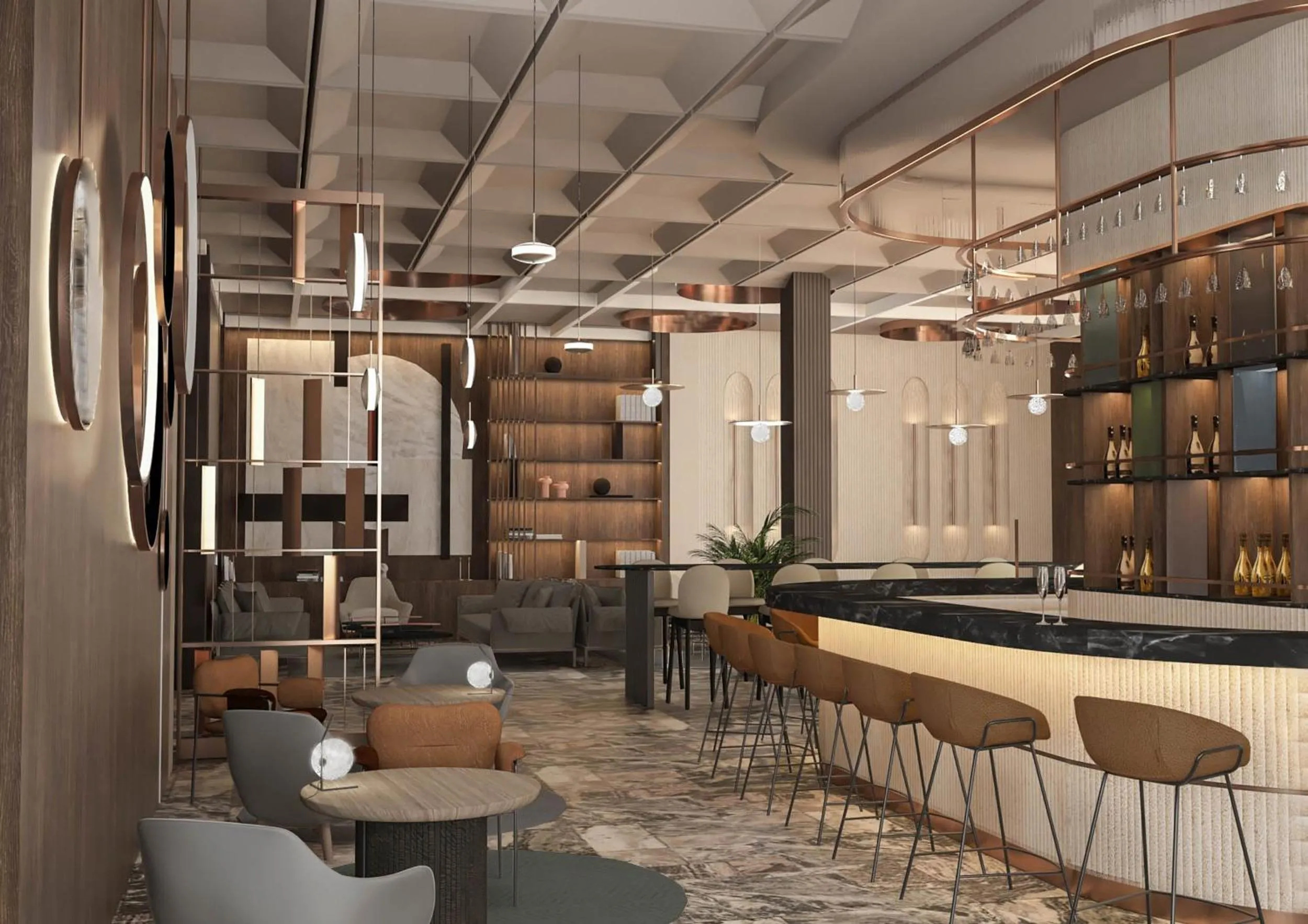 Lounge or bar in voco Katowice by IHG