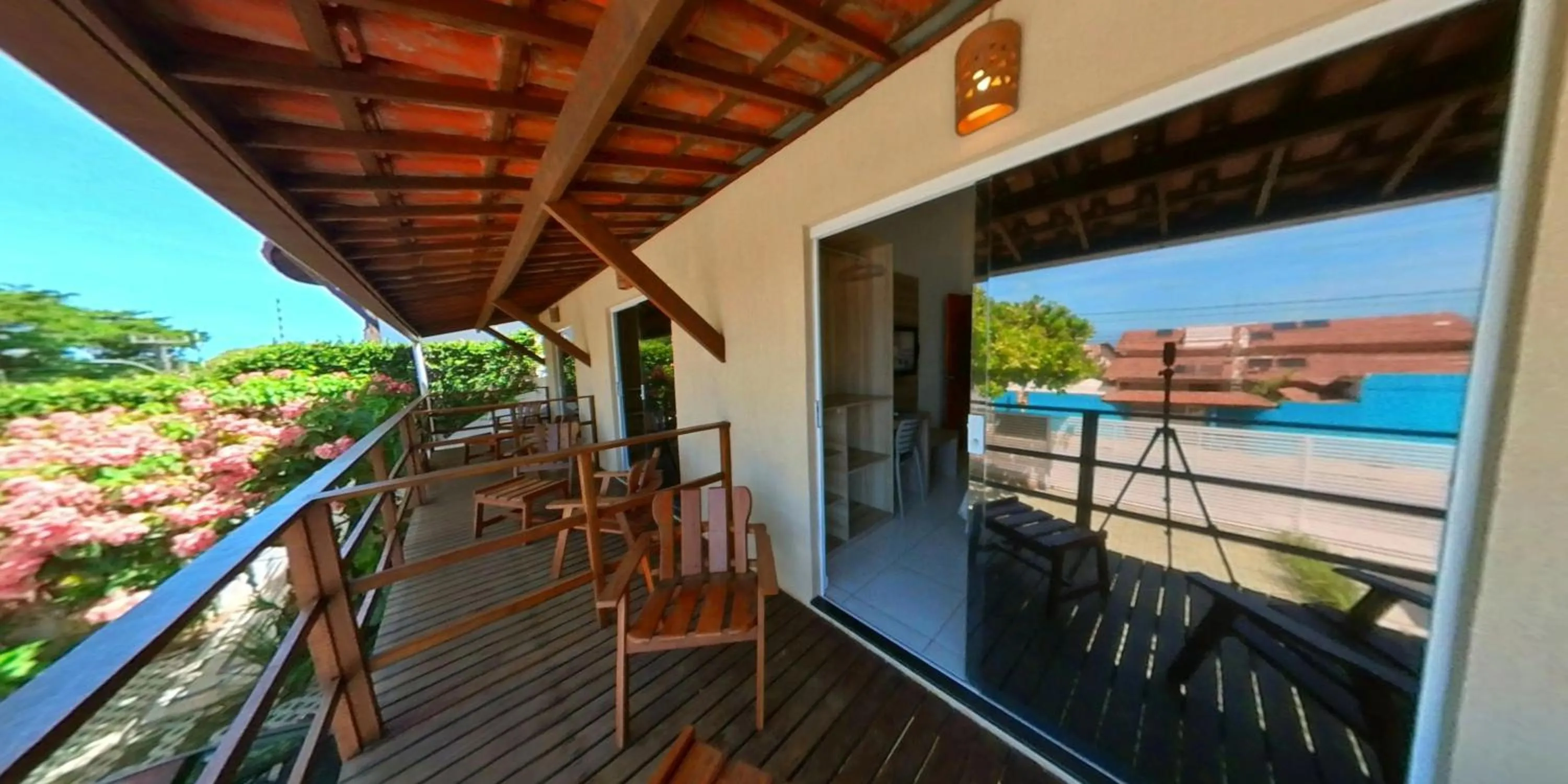 Balcony/Terrace in Pousada Mar e Brisa