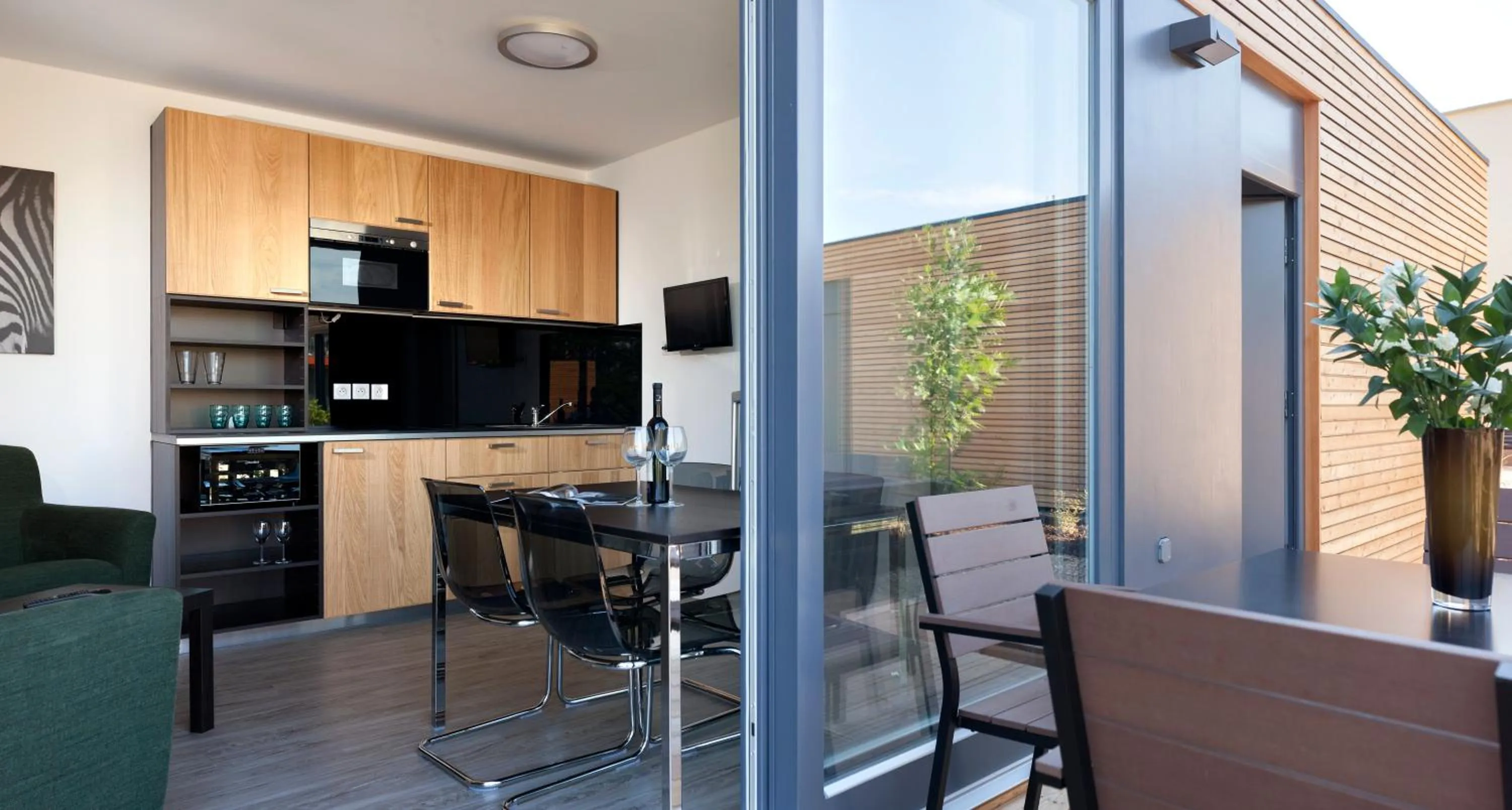 Kitchen or kitchenette in Hotel Termal Mušov