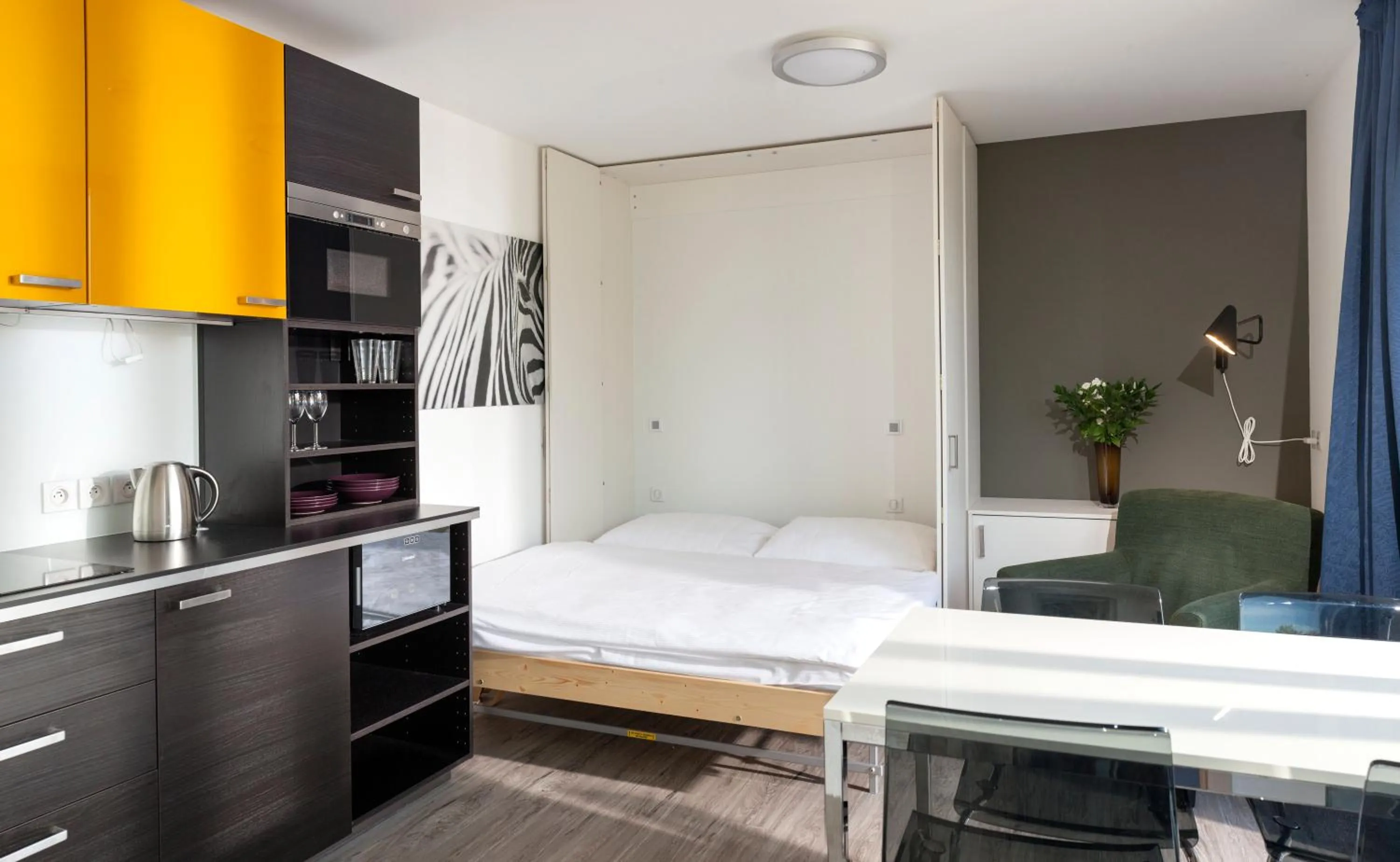 Bed in Hotel Termal Mušov