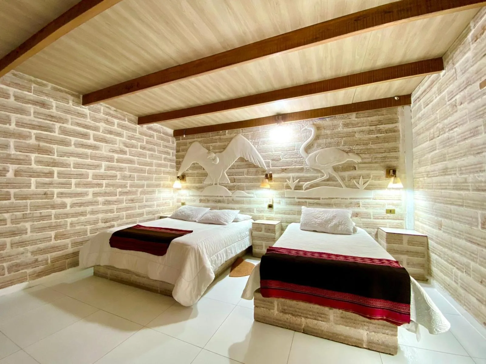 Bed in Casa de Sal - Salt Hotel