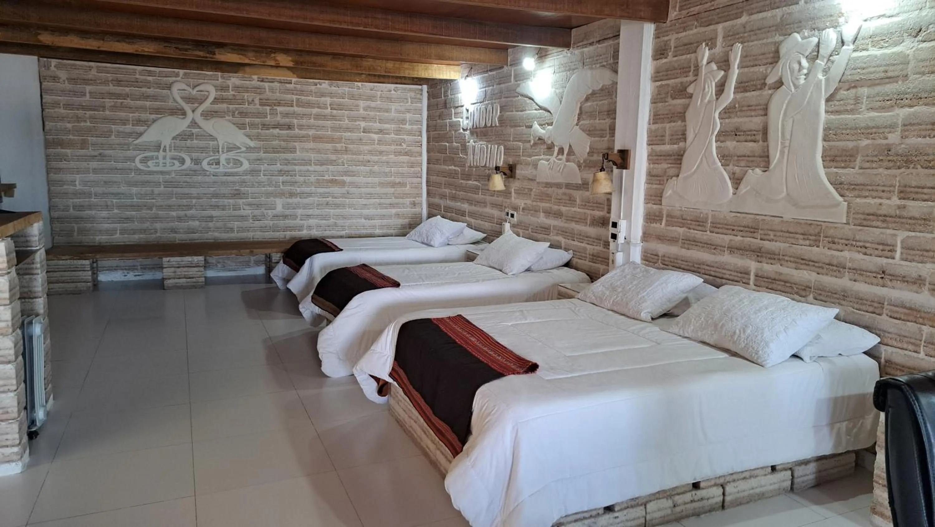 Bed in Casa de Sal - Salt Hotel