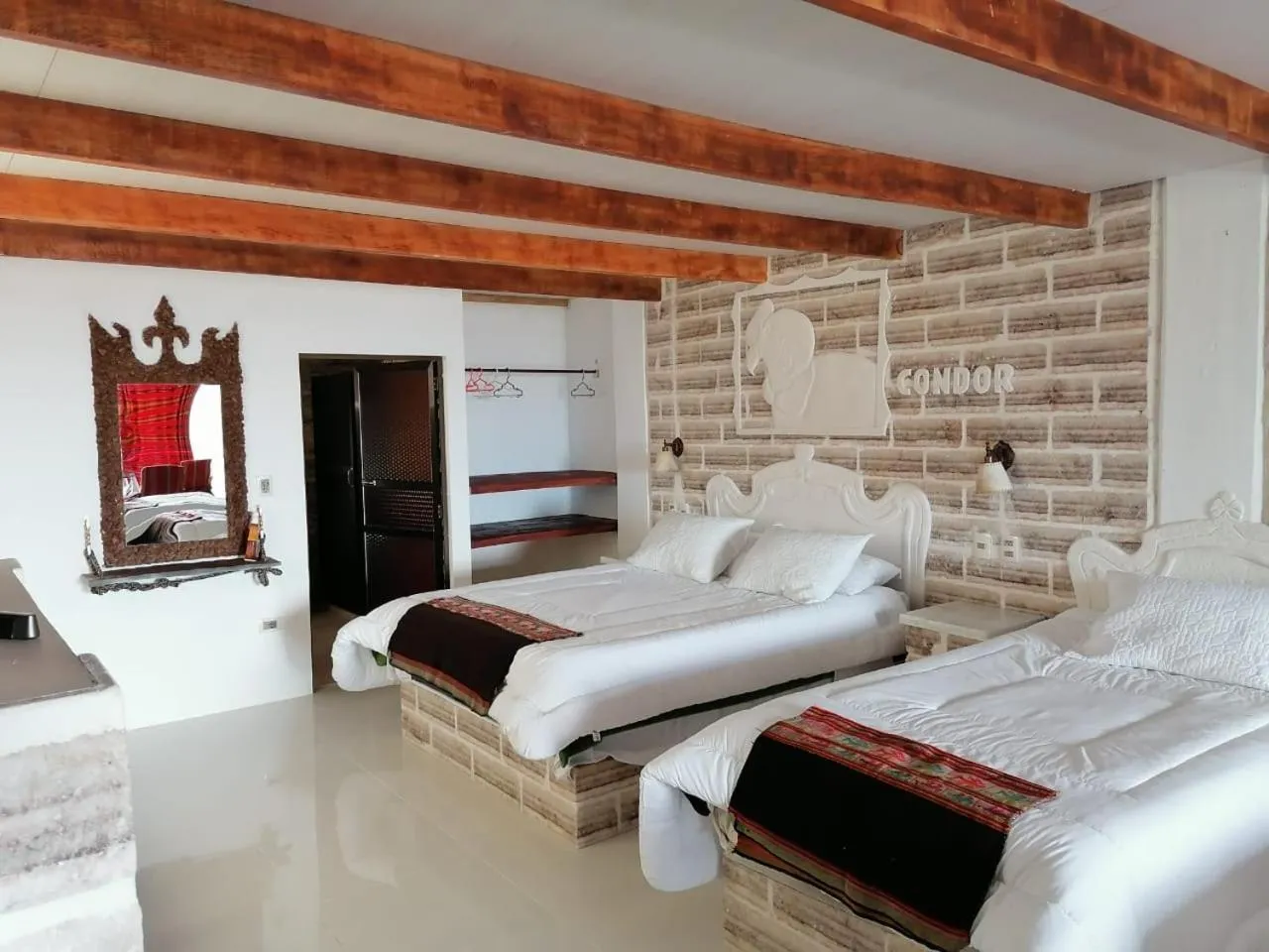 Bed in Casa de Sal - Salt Hotel