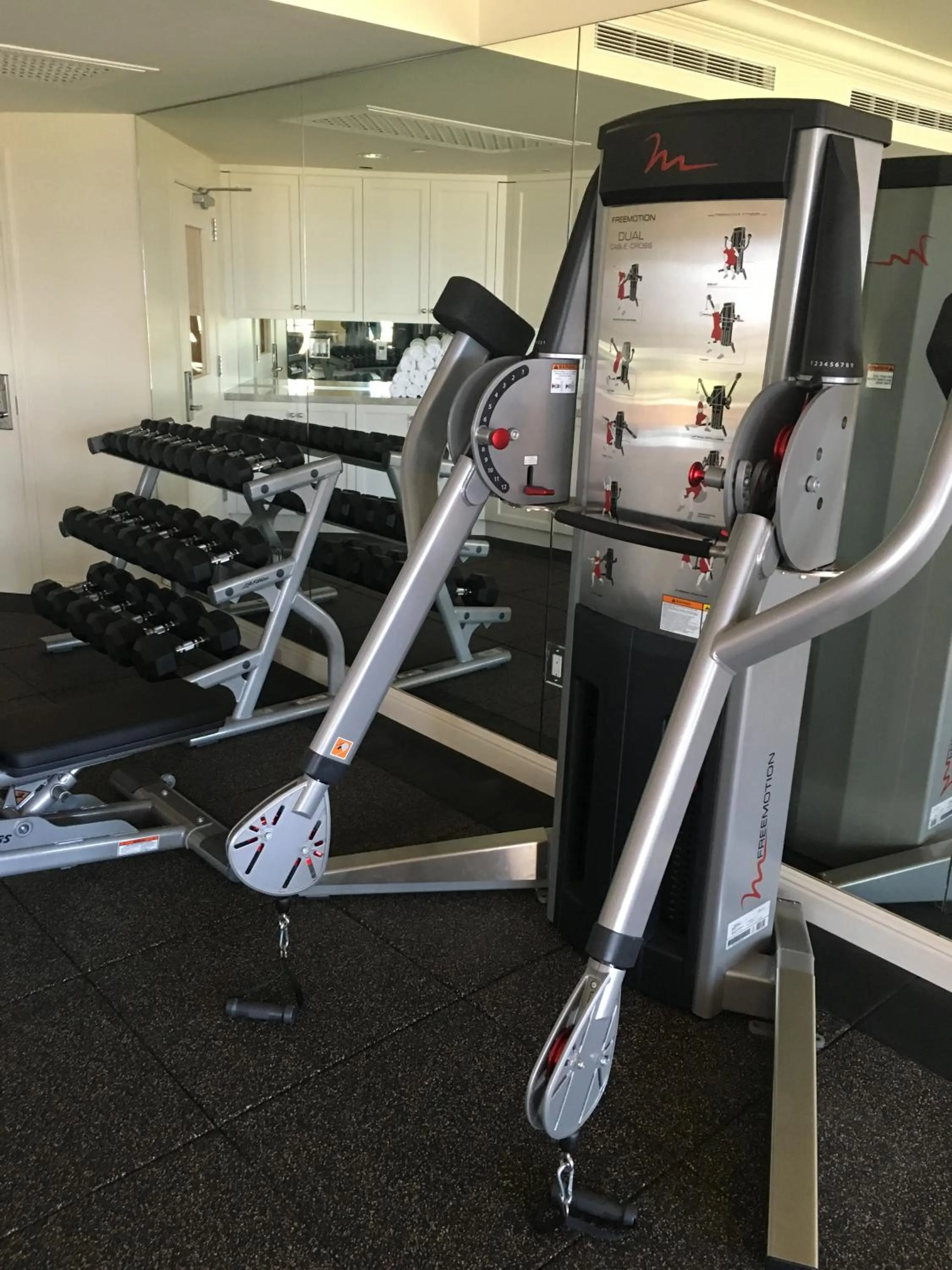 Fitness centre/facilities in Santa Barbara Inn