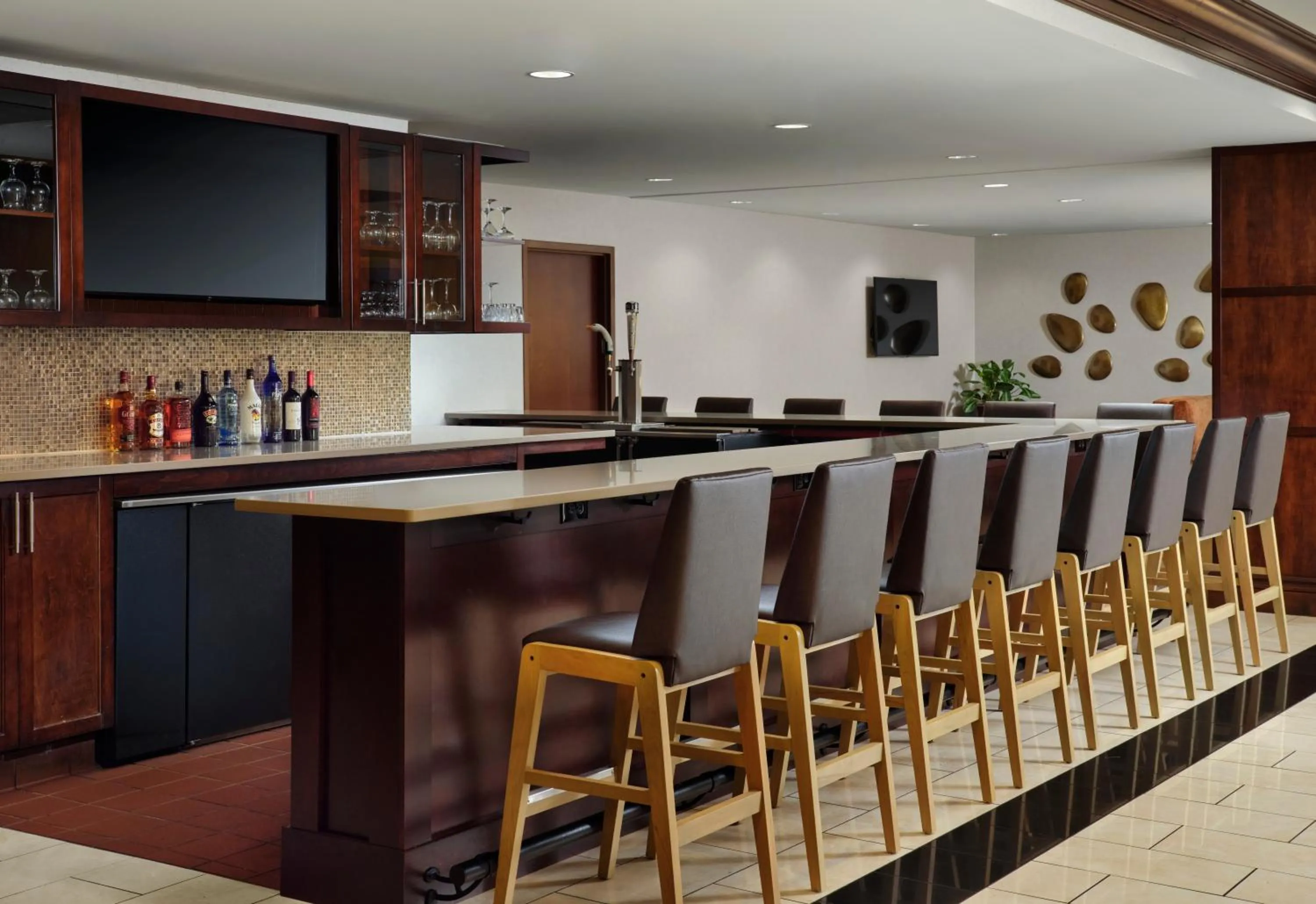 Lounge or bar in Hilton Garden Inn Shreveport Bossier City