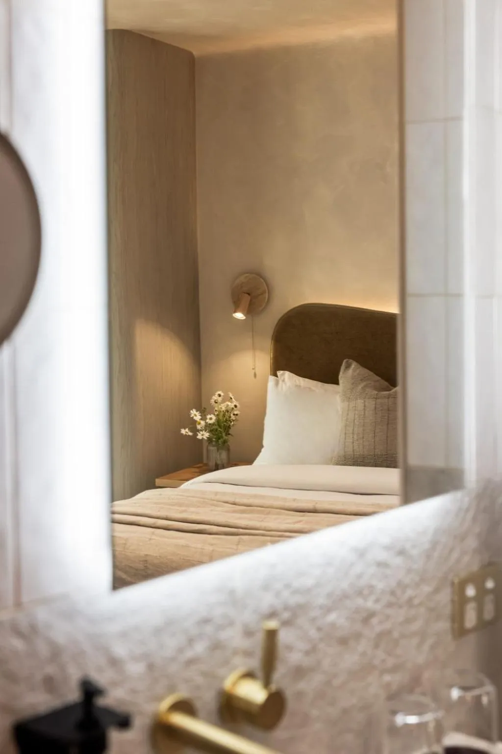 Bed in Medusa Hotel Sydney