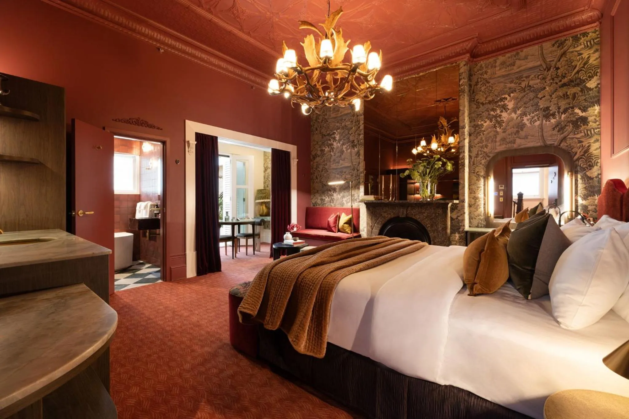 Bed in Medusa Hotel Sydney