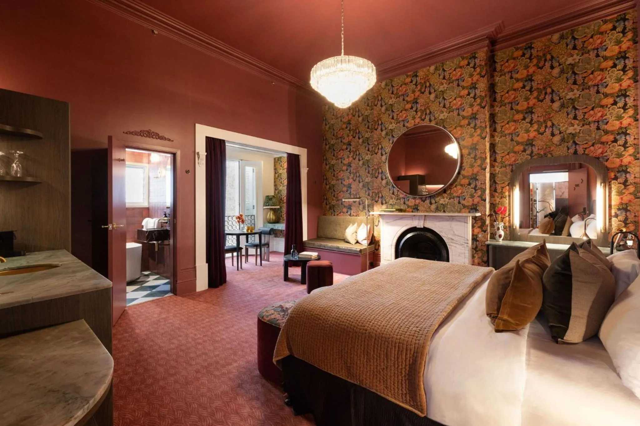 Bed in Medusa Hotel Sydney