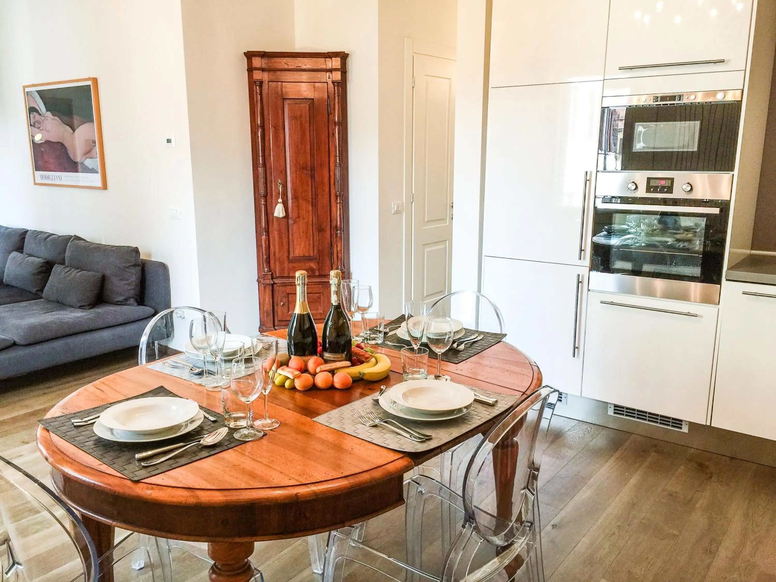 Kitchen or kitchenette in Cà Farnese