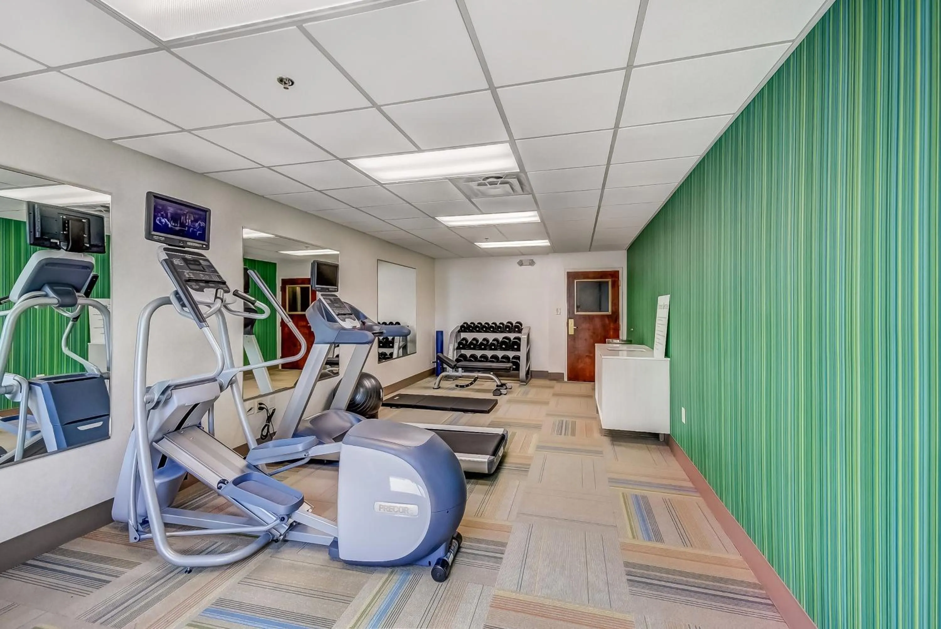 Fitness centre/facilities in Holiday Inn Express & Suites Greenville Airport i85 by IHG