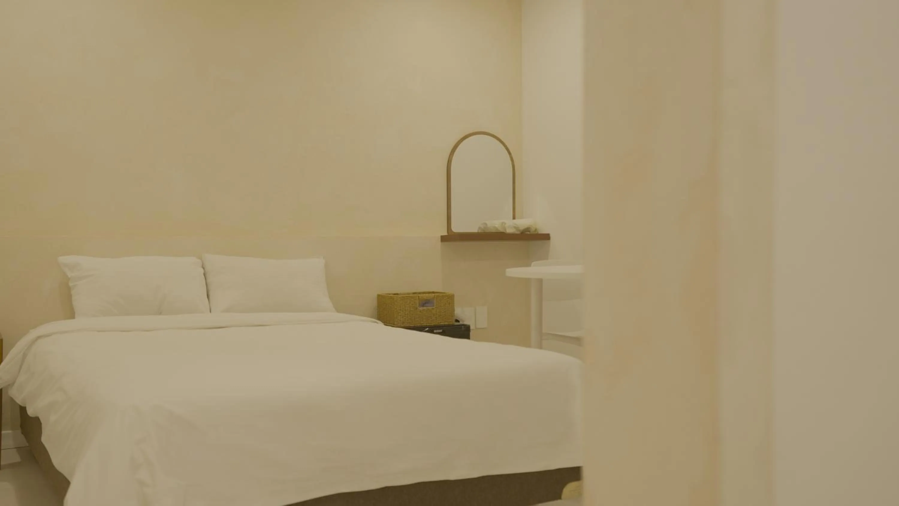 Bed in Jeju Stay Hotel