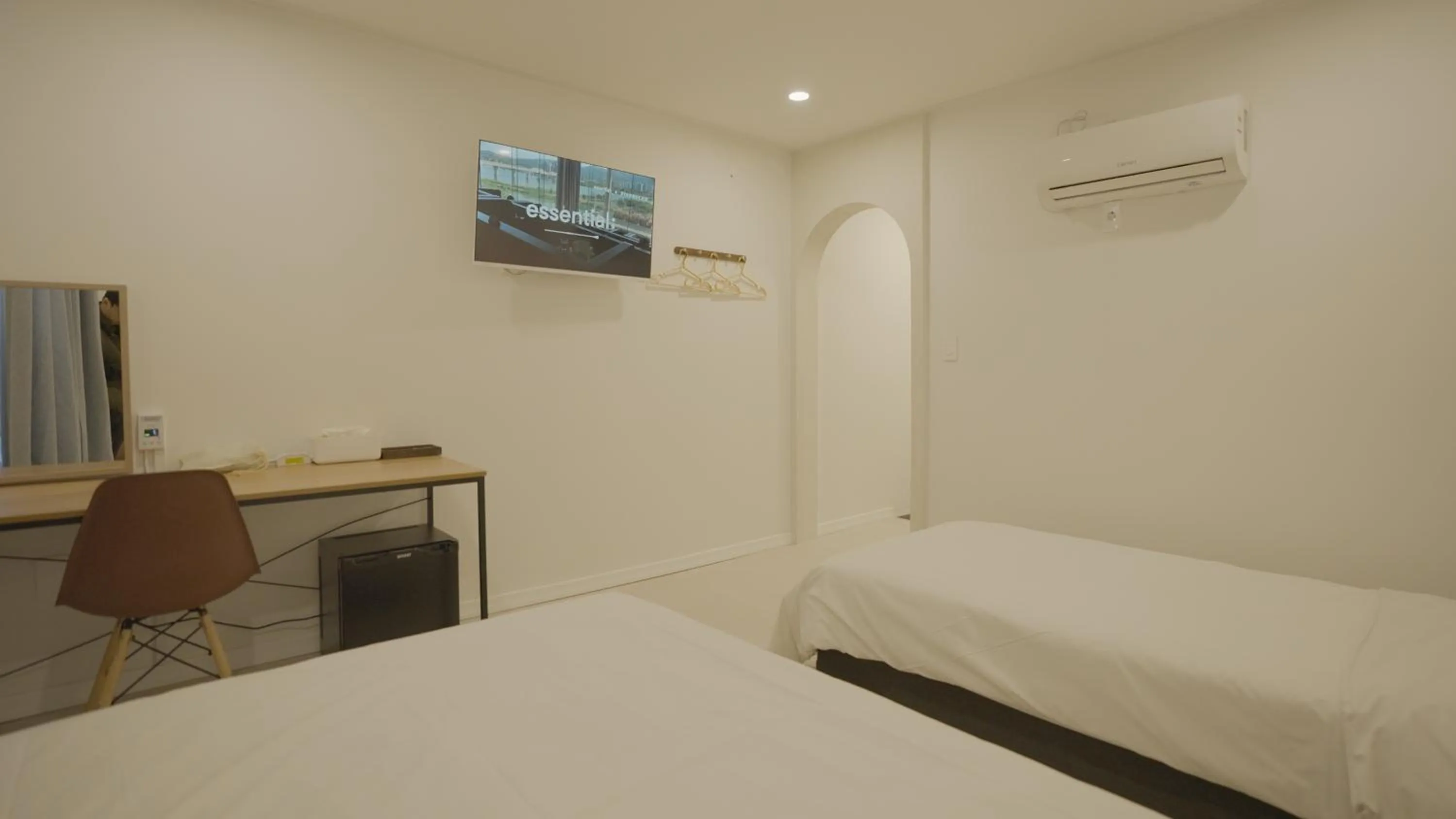 Bed in Jeju Stay Hotel