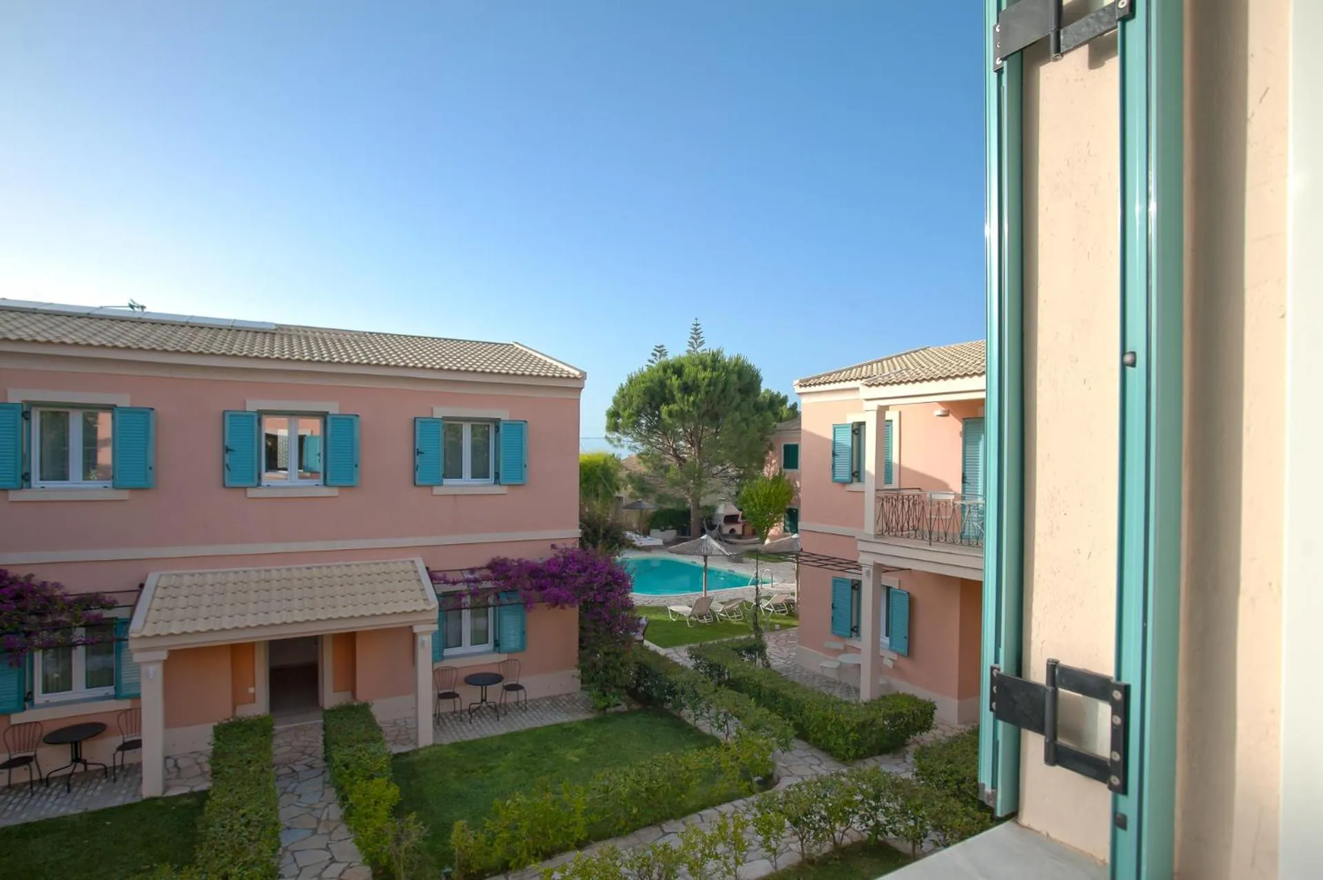 Garden view in Satori Boutique Hotel