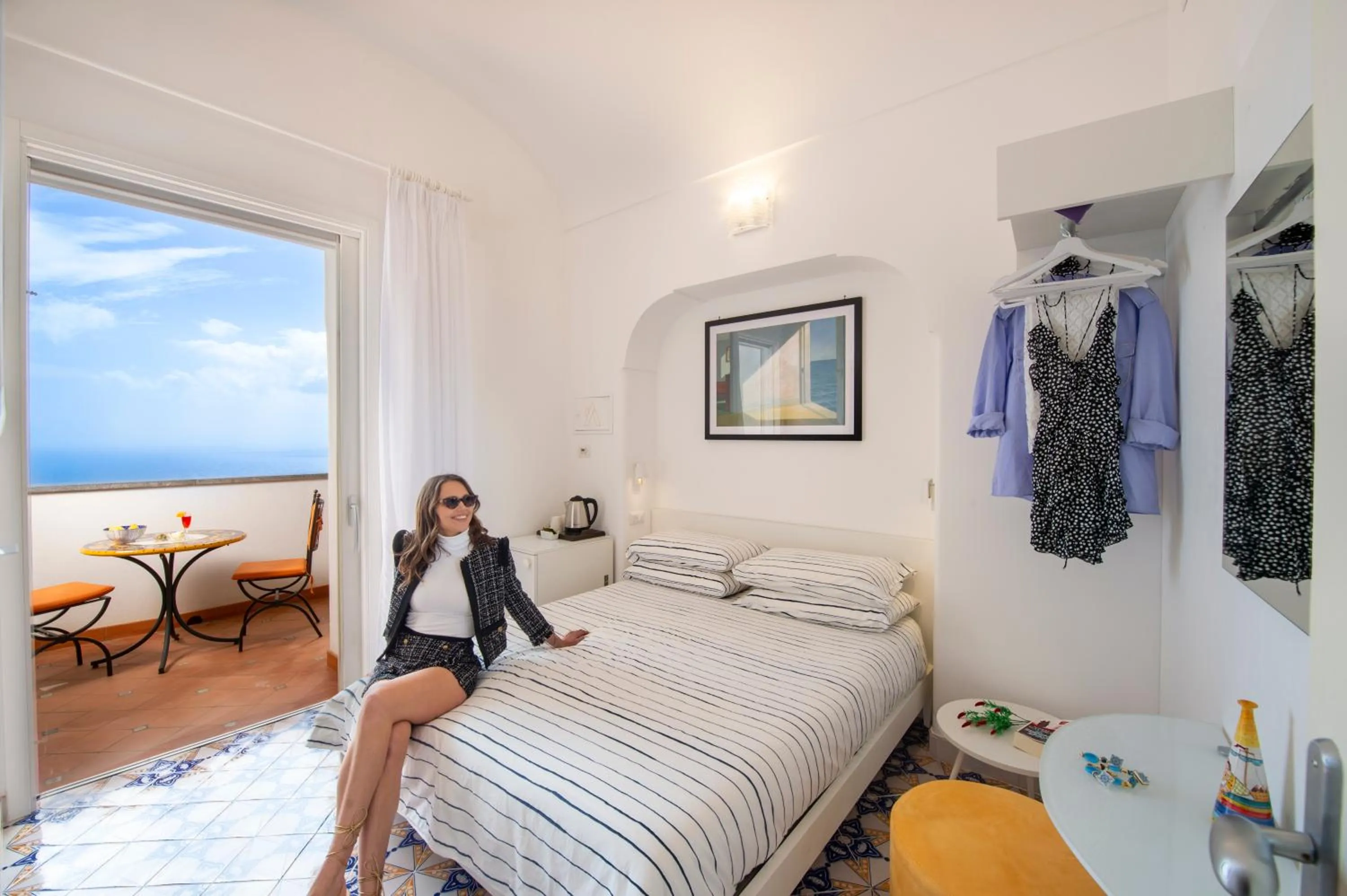 Bed in Albadamare Boutique Hotel