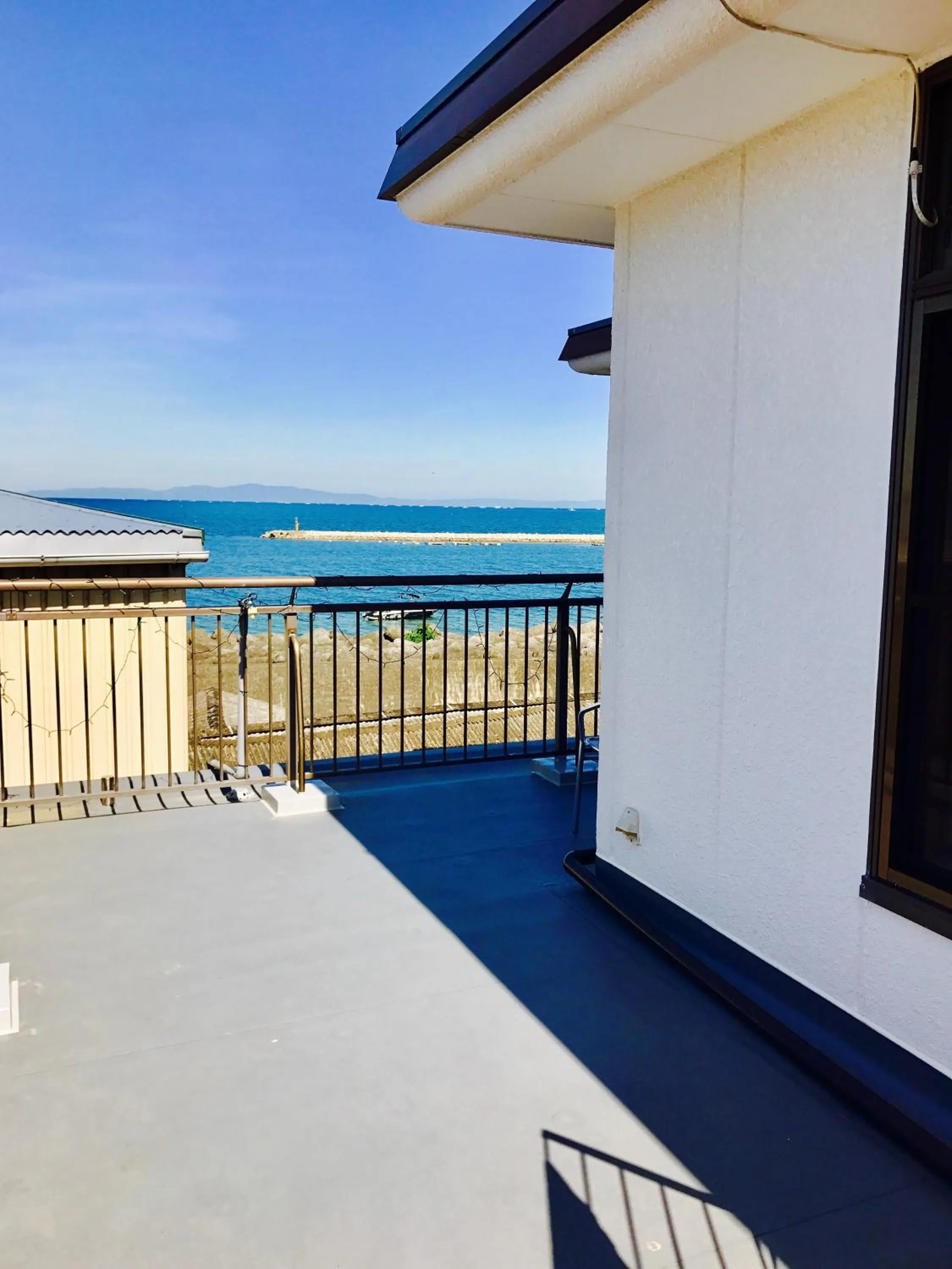 Balcony/Terrace in Minshuku Kaikeibo