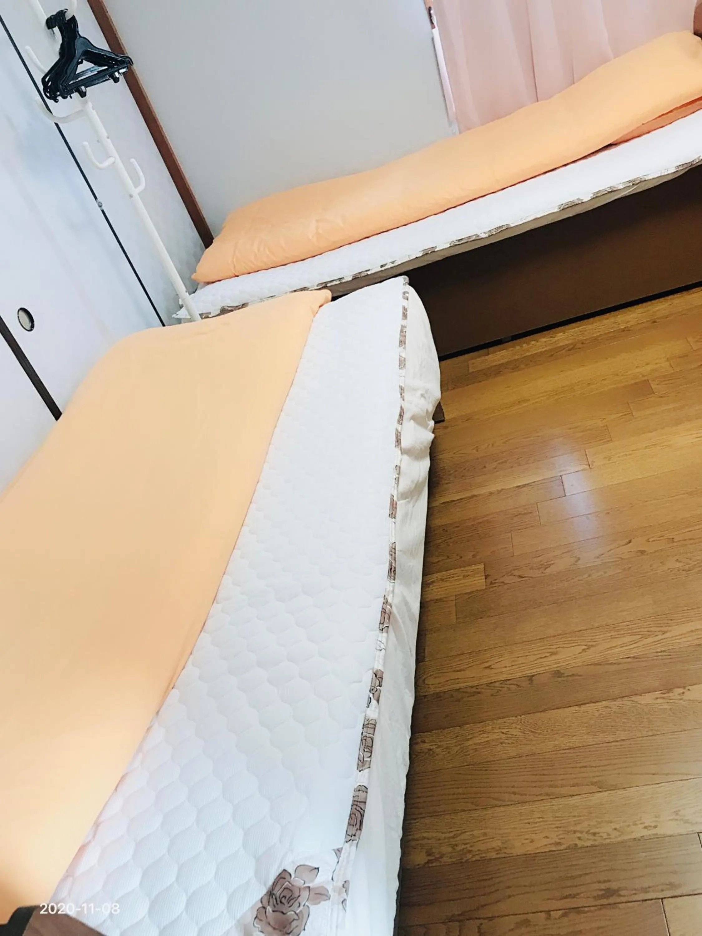 Bed in Minshuku Kaikeibo