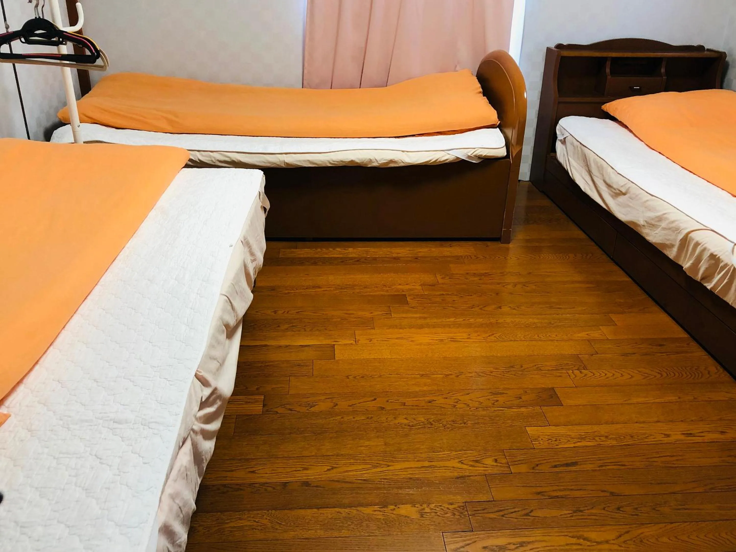 Bed in Minshuku Kaikeibo