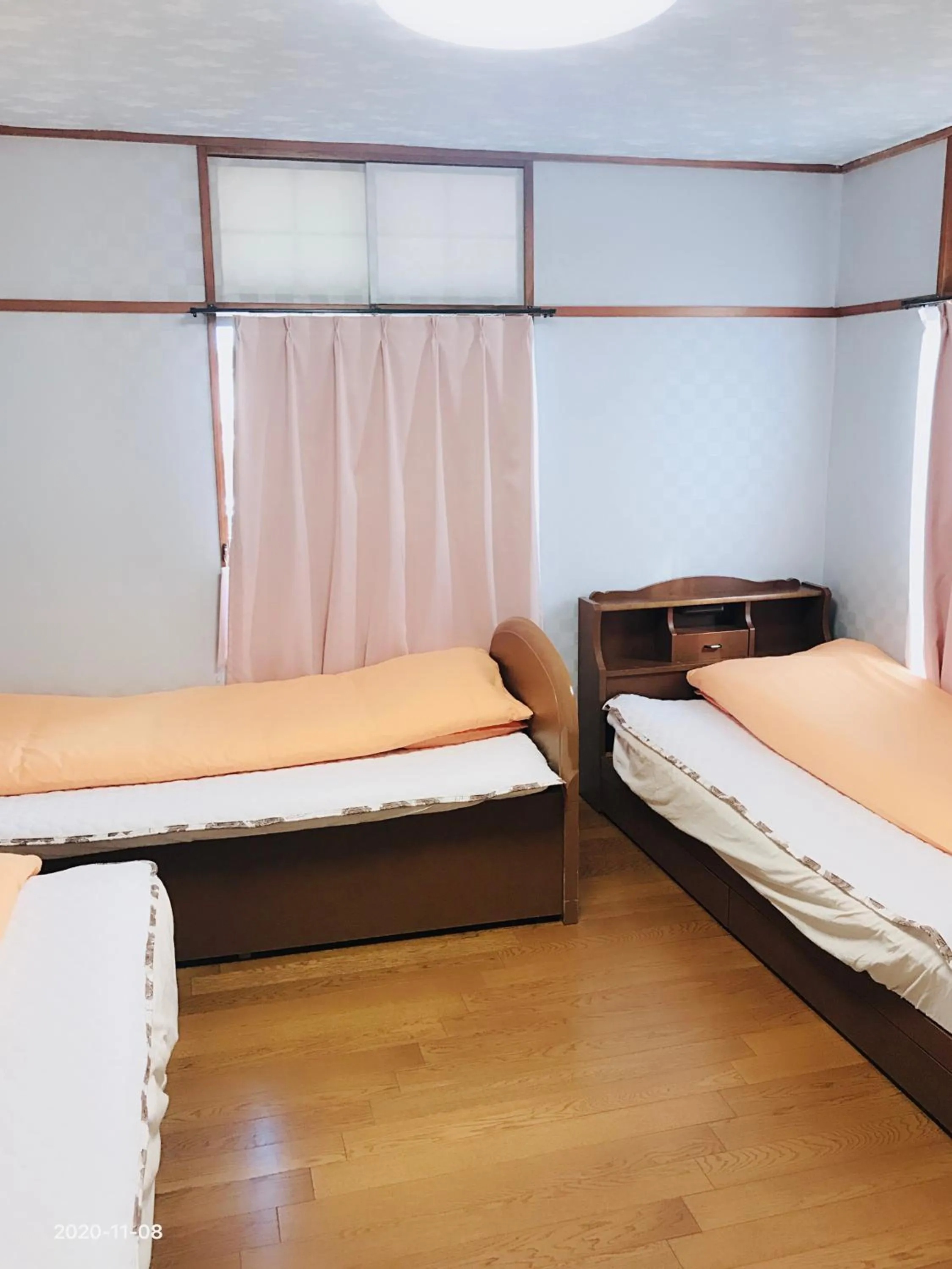 Bed in Minshuku Kaikeibo