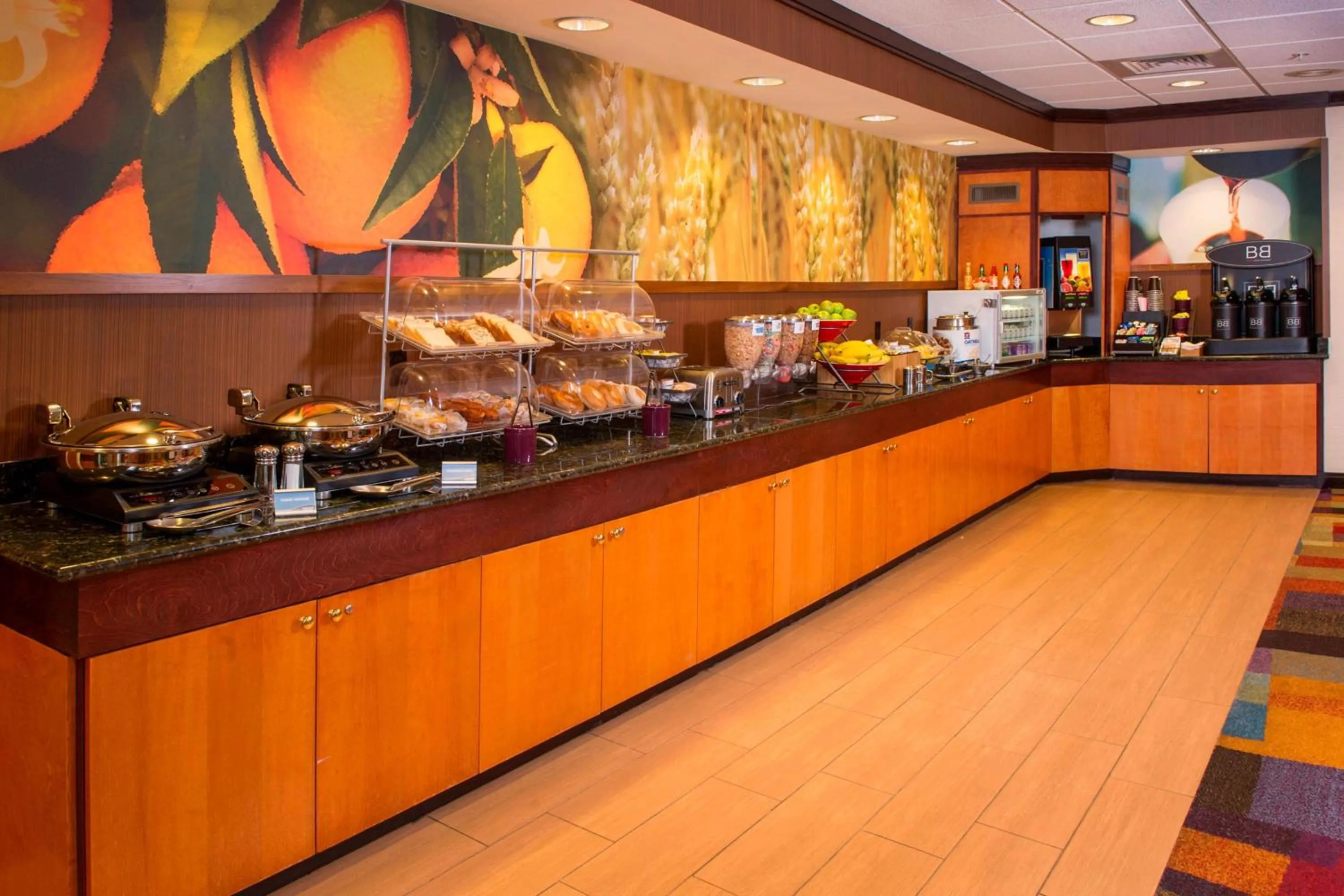 Breakfast in Fairfield Inn and Suites Wilson