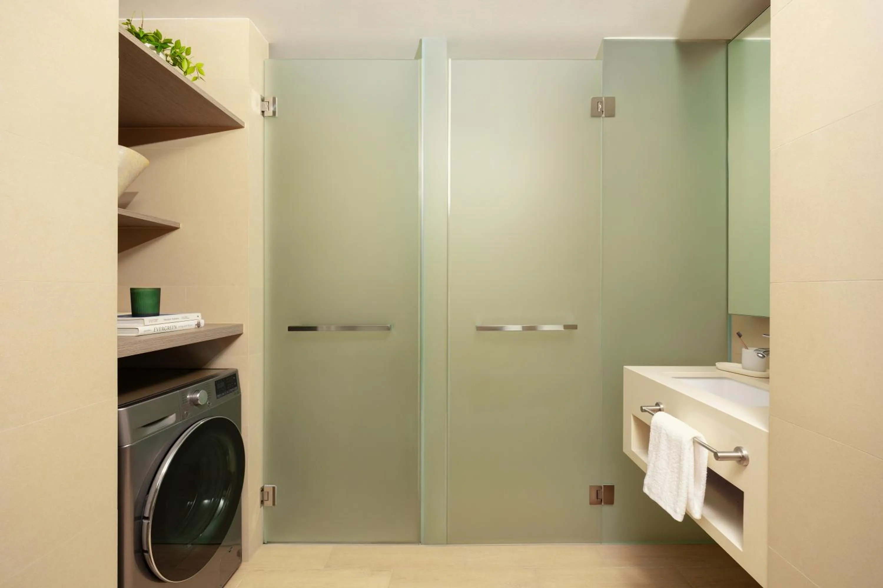 Shower in Oasia Residence Singapore by Far East Hospitality