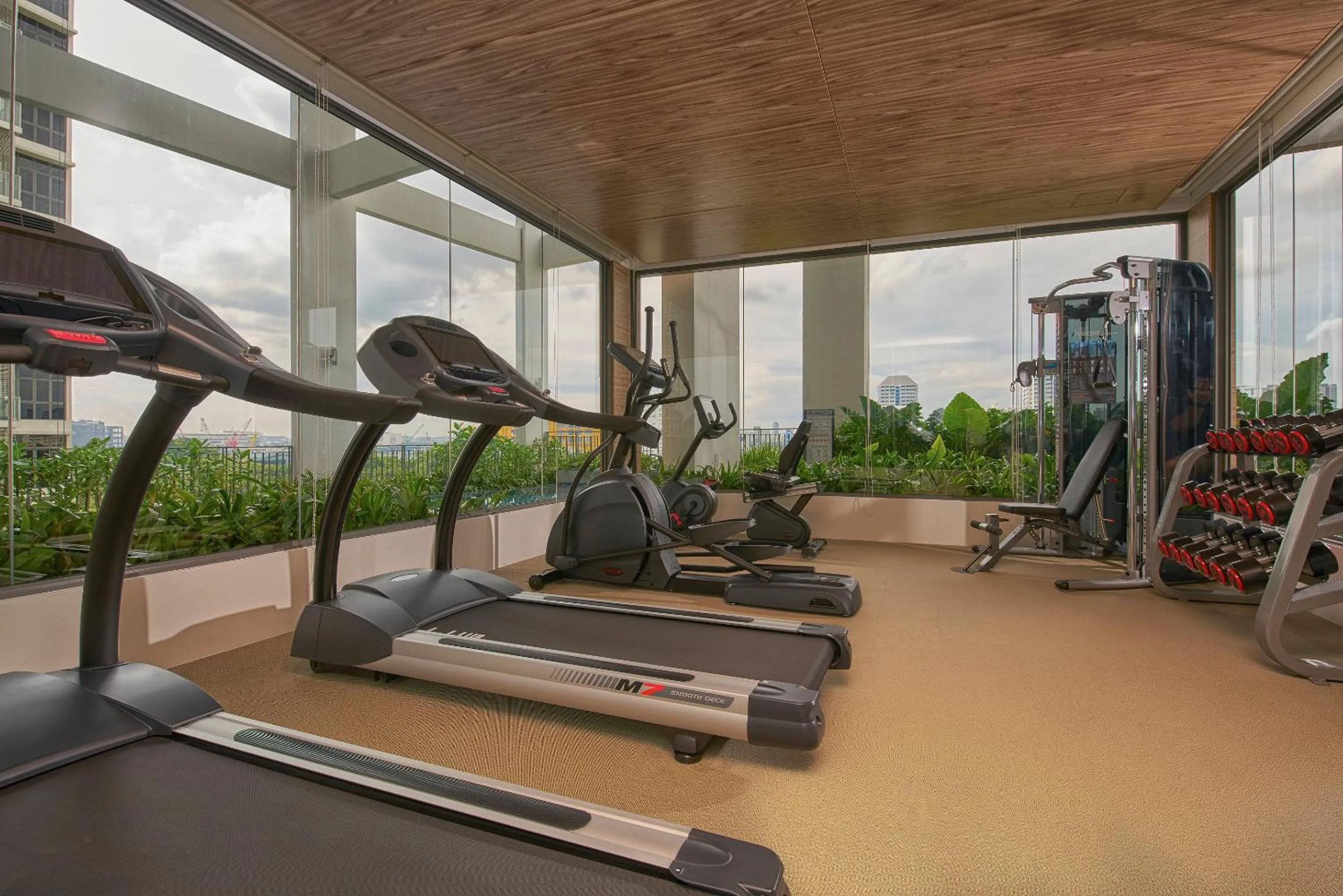 Fitness centre/facilities in Oasia Residence Singapore by Far East Hospitality