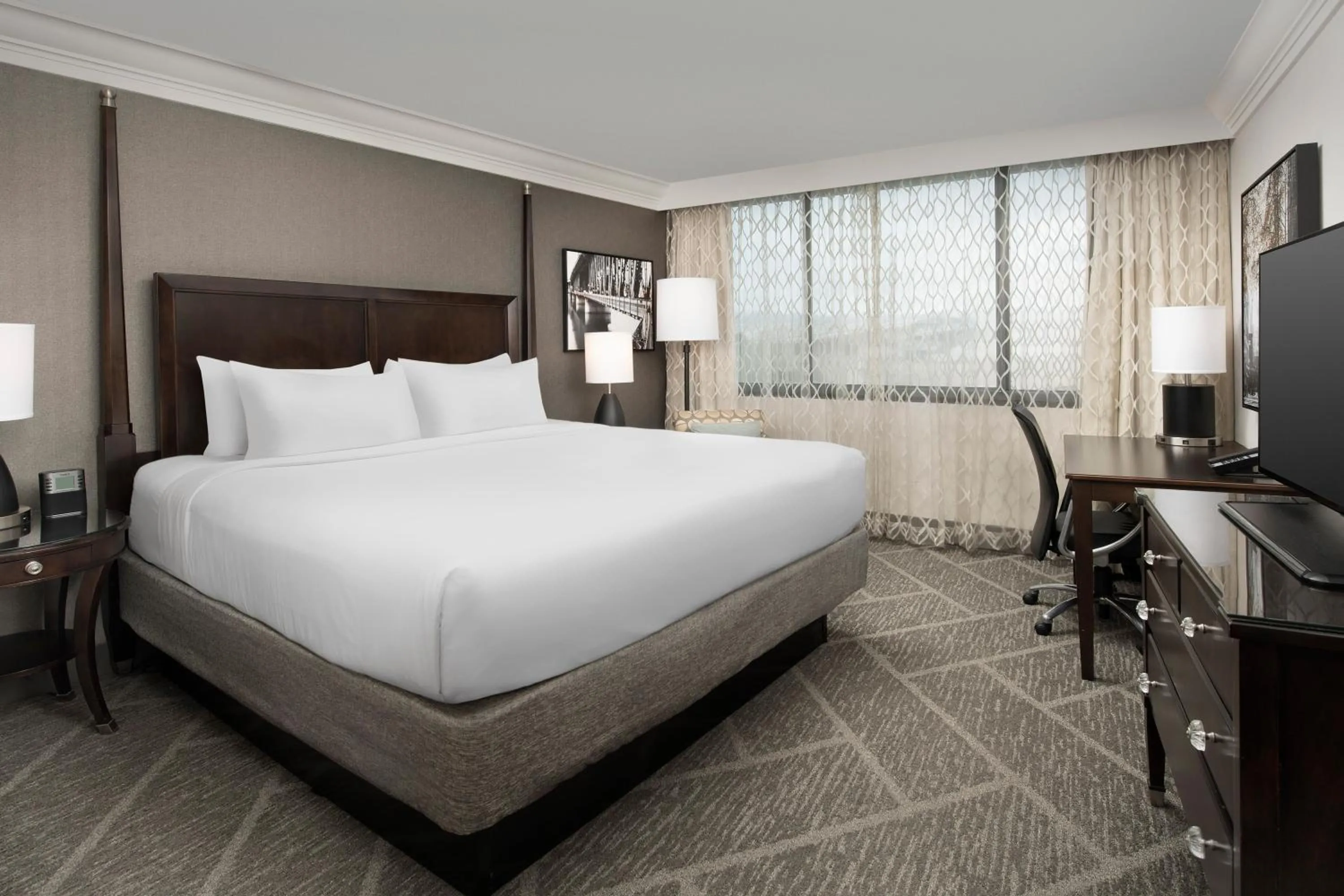 Bed in Crowne Plaza Hotel Portland-Downtown Convention Center by IHG