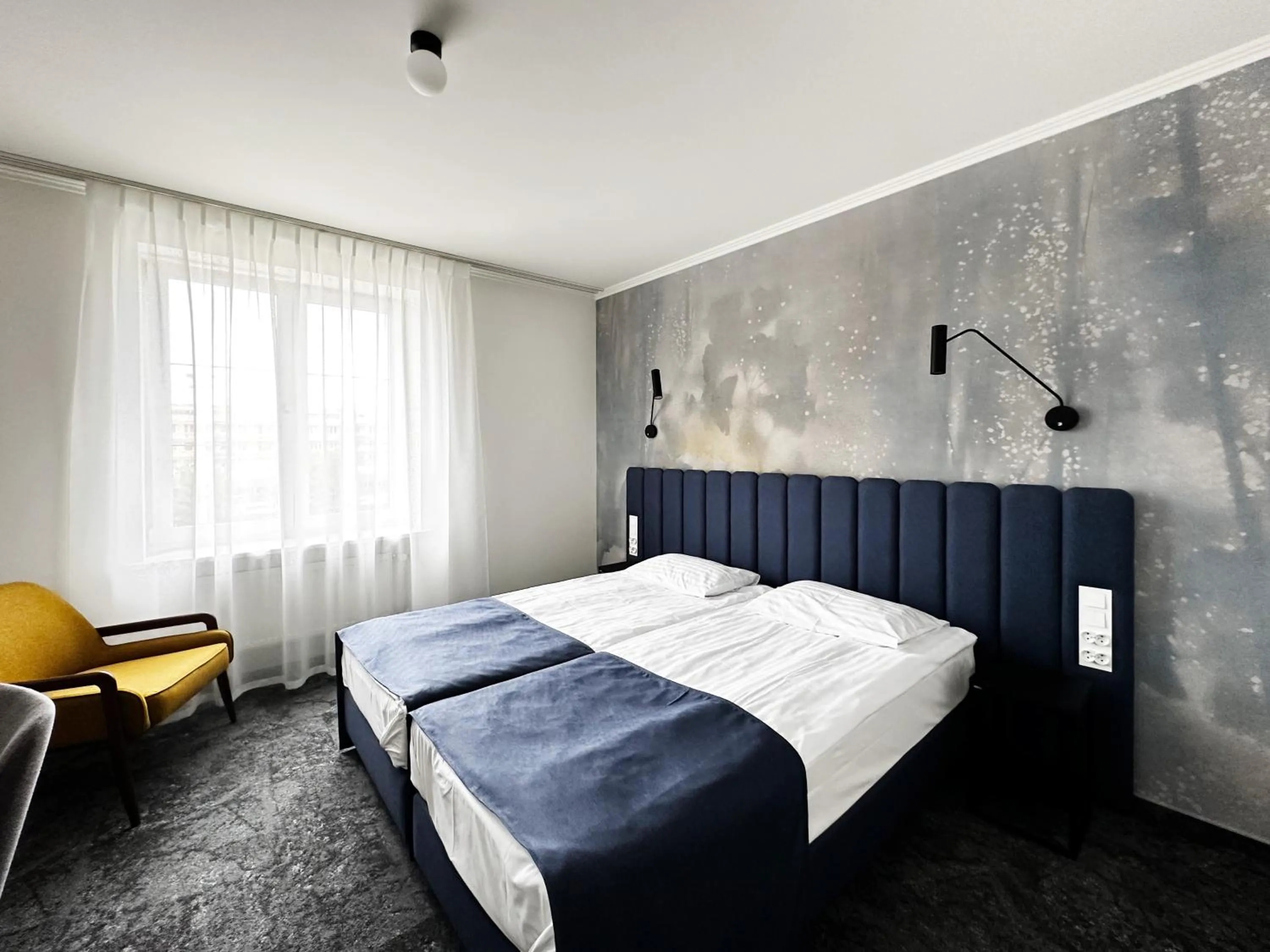 Bed in Hotel Szydłowski