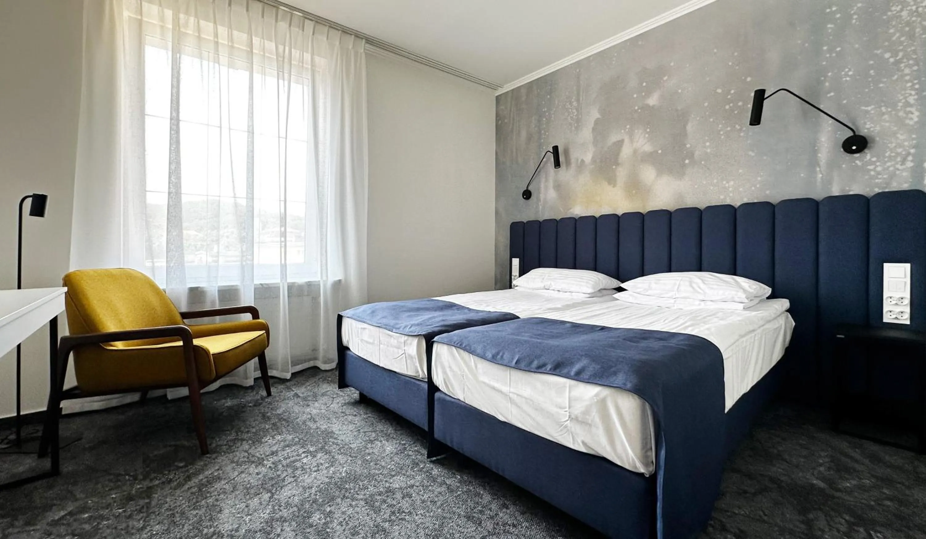 Bed in Hotel Szydłowski