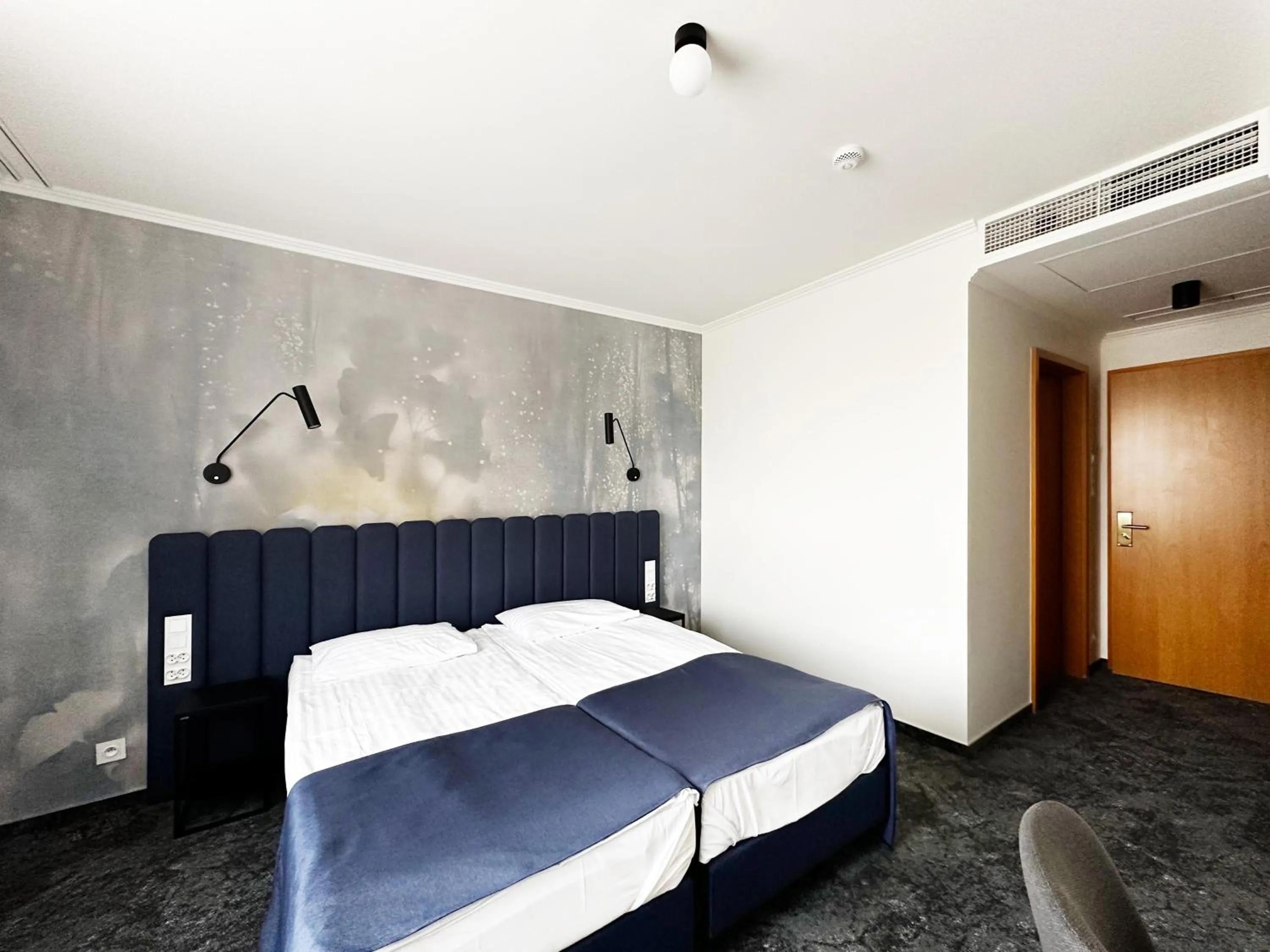 Bed in Hotel Szydłowski