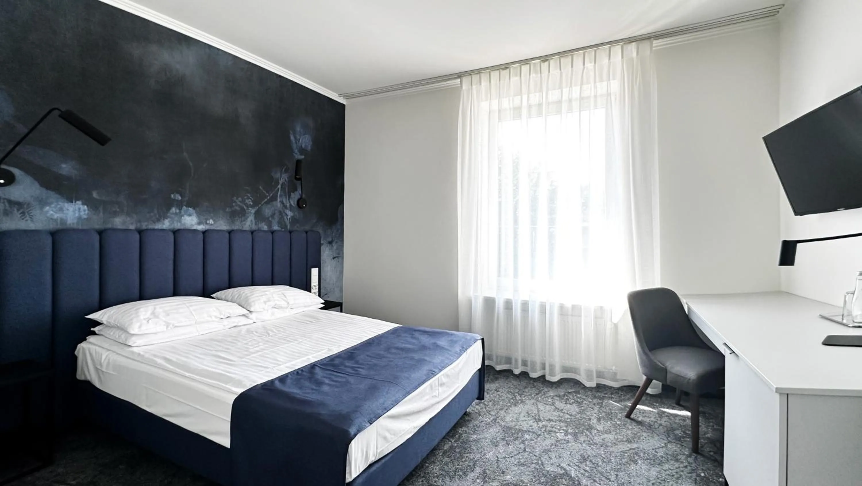 Bed in Hotel Szydłowski