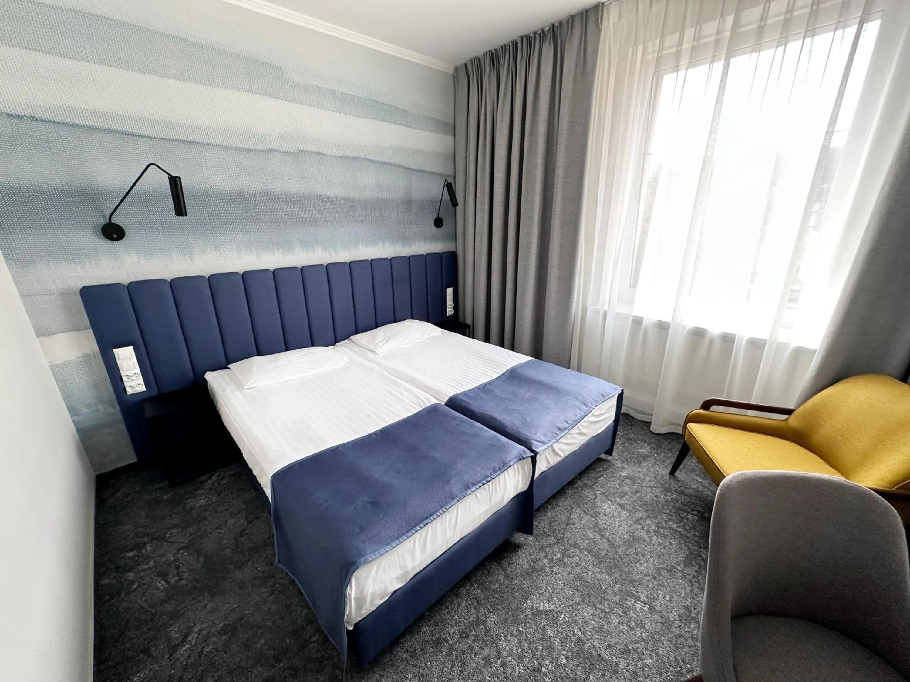 Bed in Hotel Szydłowski