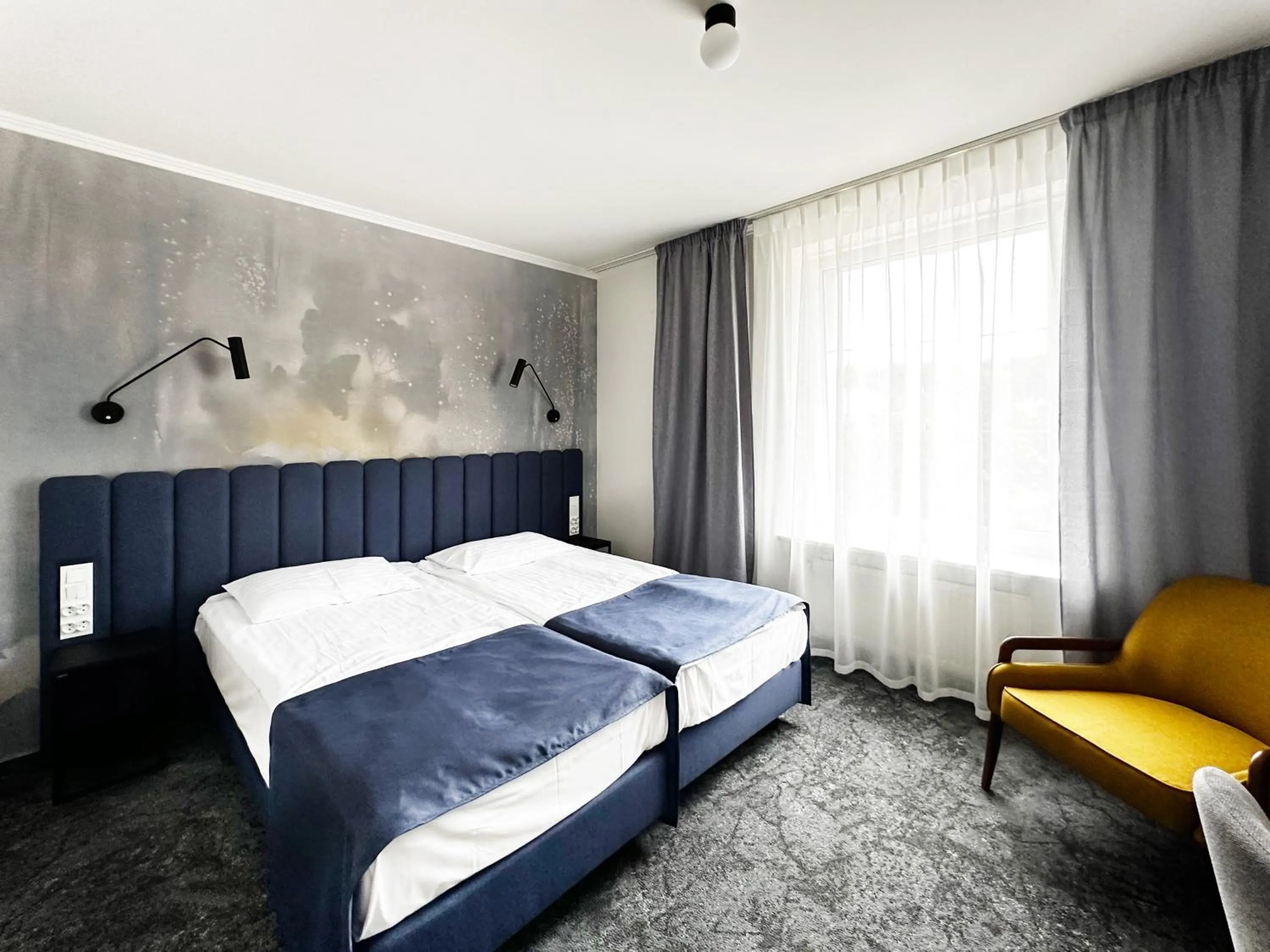 Bed in Hotel Szydłowski