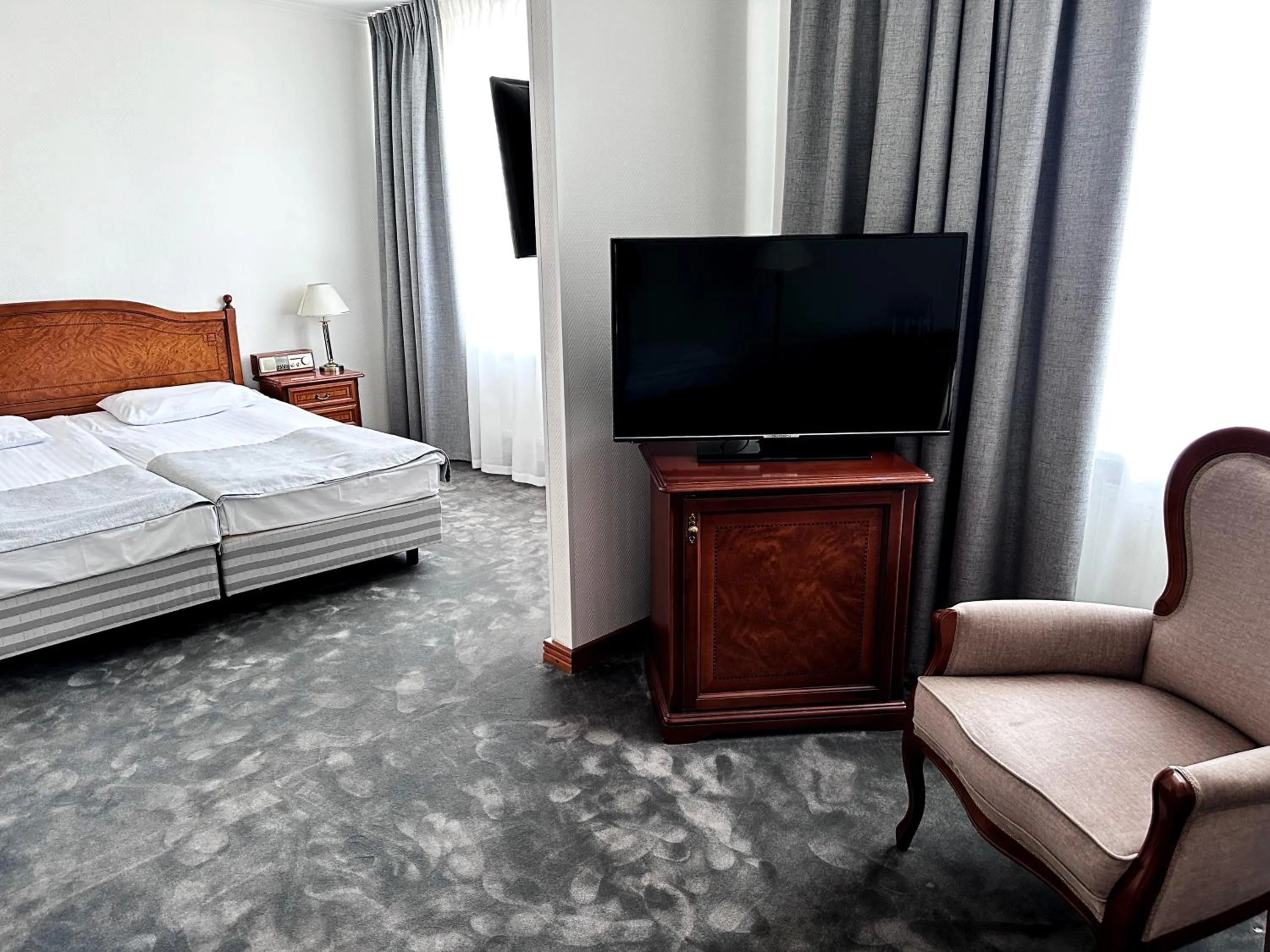 Bed in Hotel Szydłowski