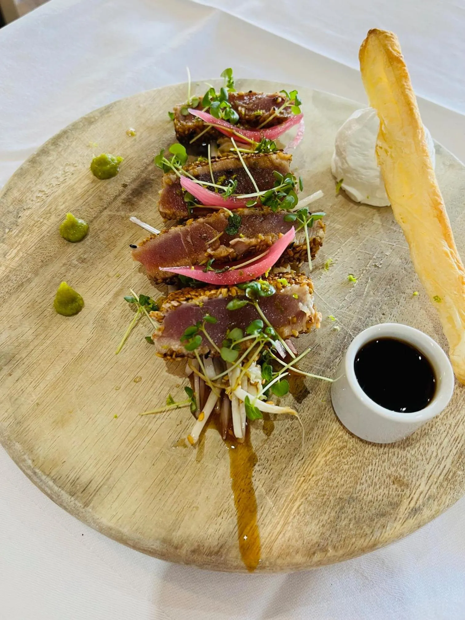 Lunch in Logis Hôtel Le Calluna Restaurant La Flottille