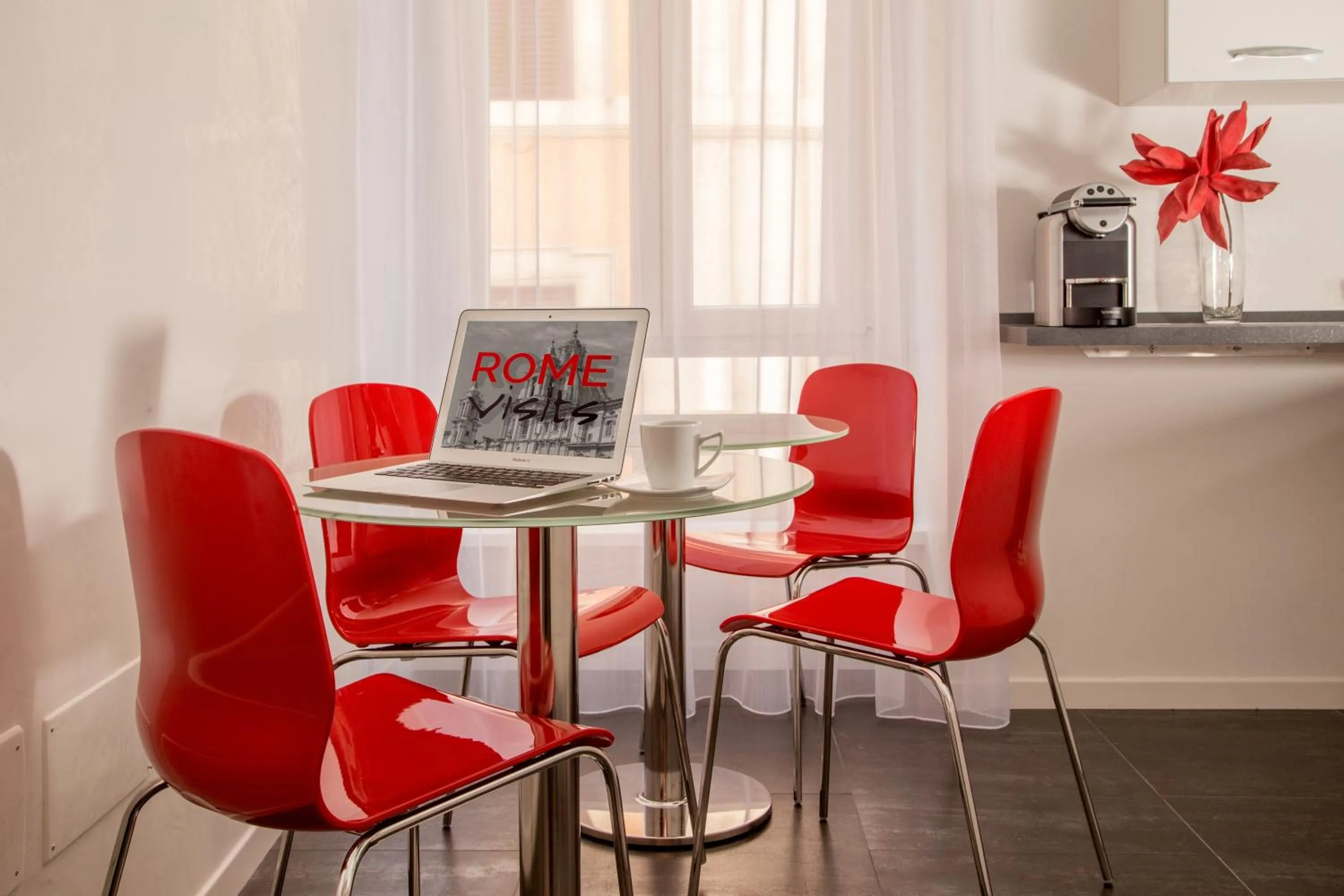 Seating area in Rome Visits