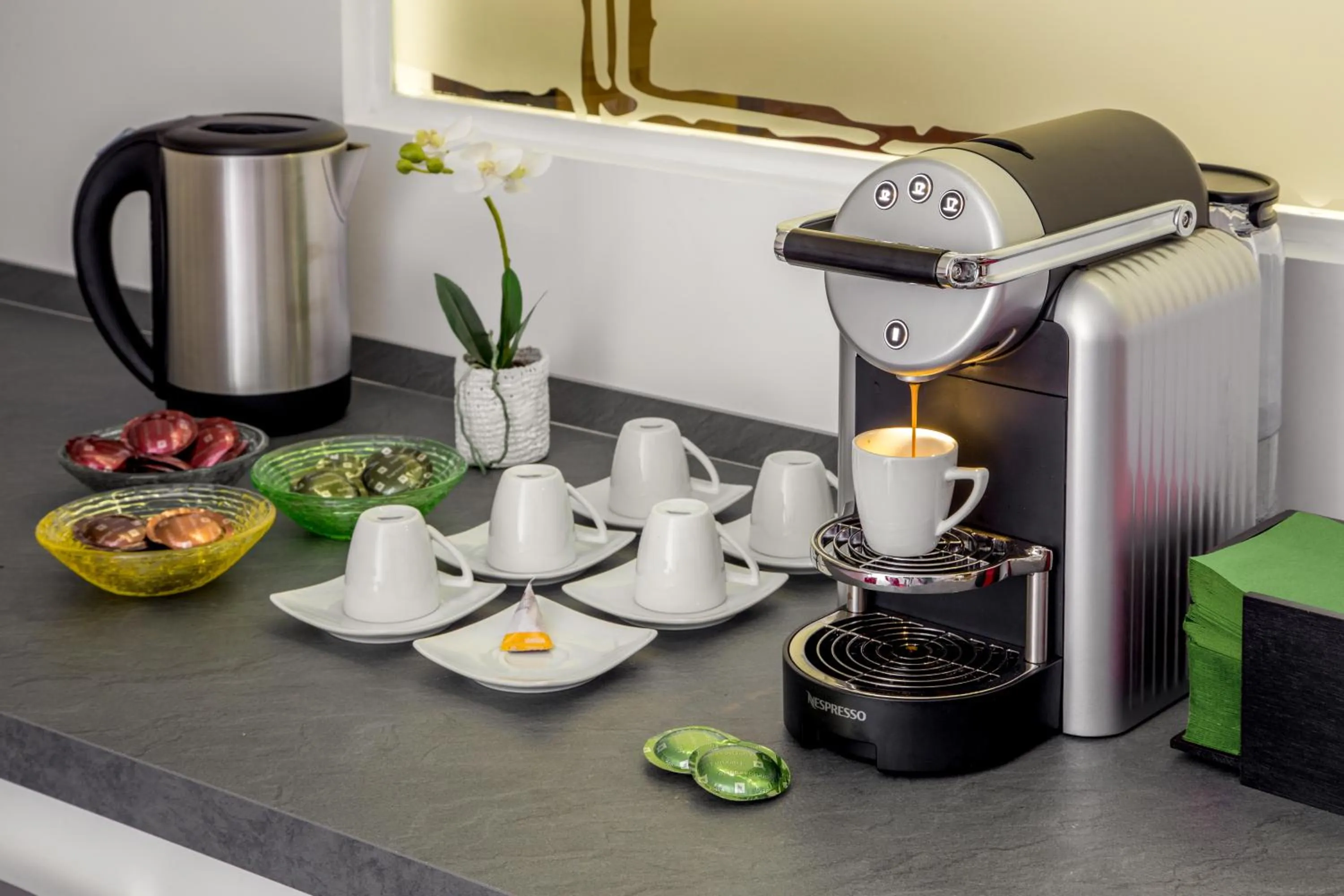 Coffee/tea facilities in Rome Visits