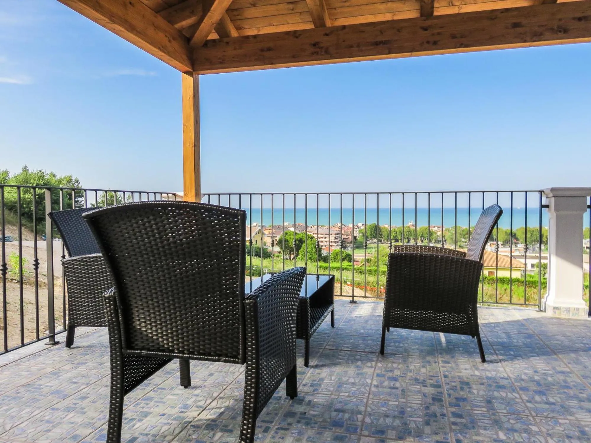 Balcony/Terrace in B&B Villamarea