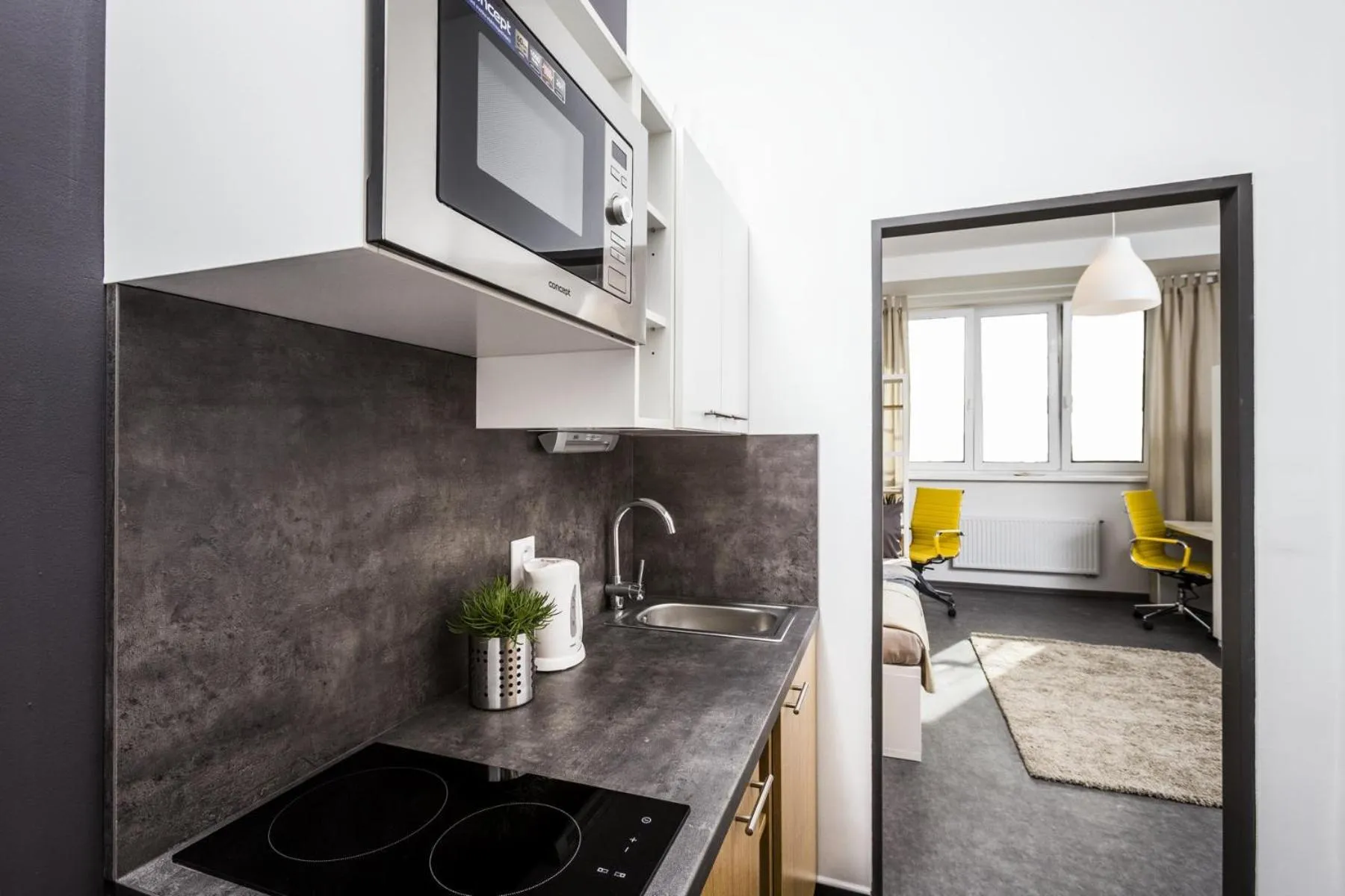 Kitchen or kitchenette in Kampus Palace