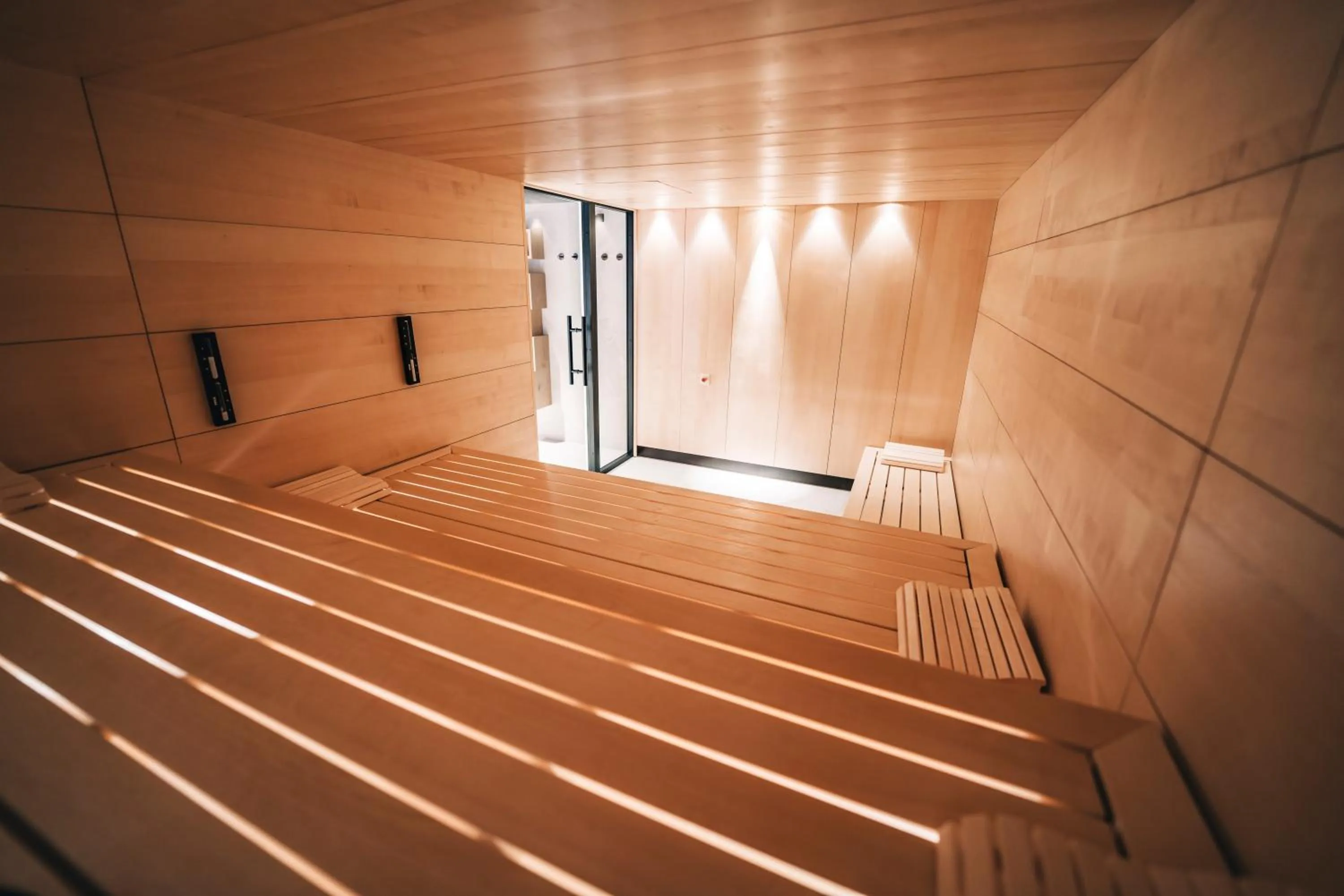 Bed in Swiss Alpine Hotel Allalin