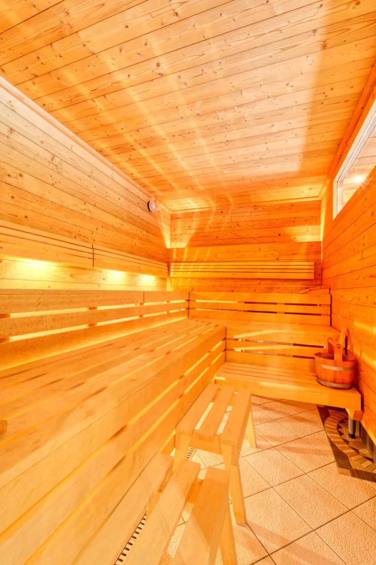 Sauna in Arca Aparthotel & Spa