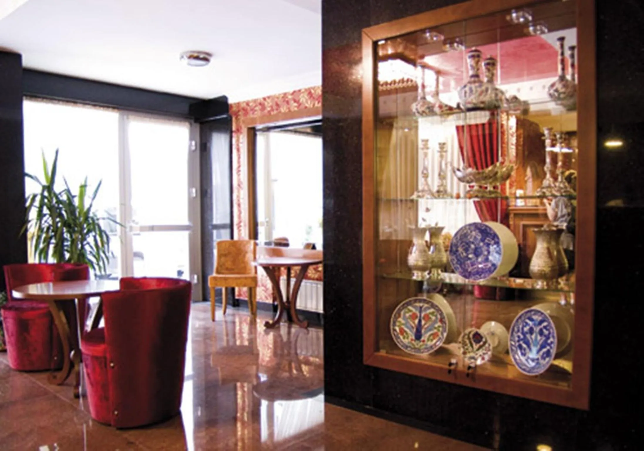 Lobby or reception in Hotel Linda