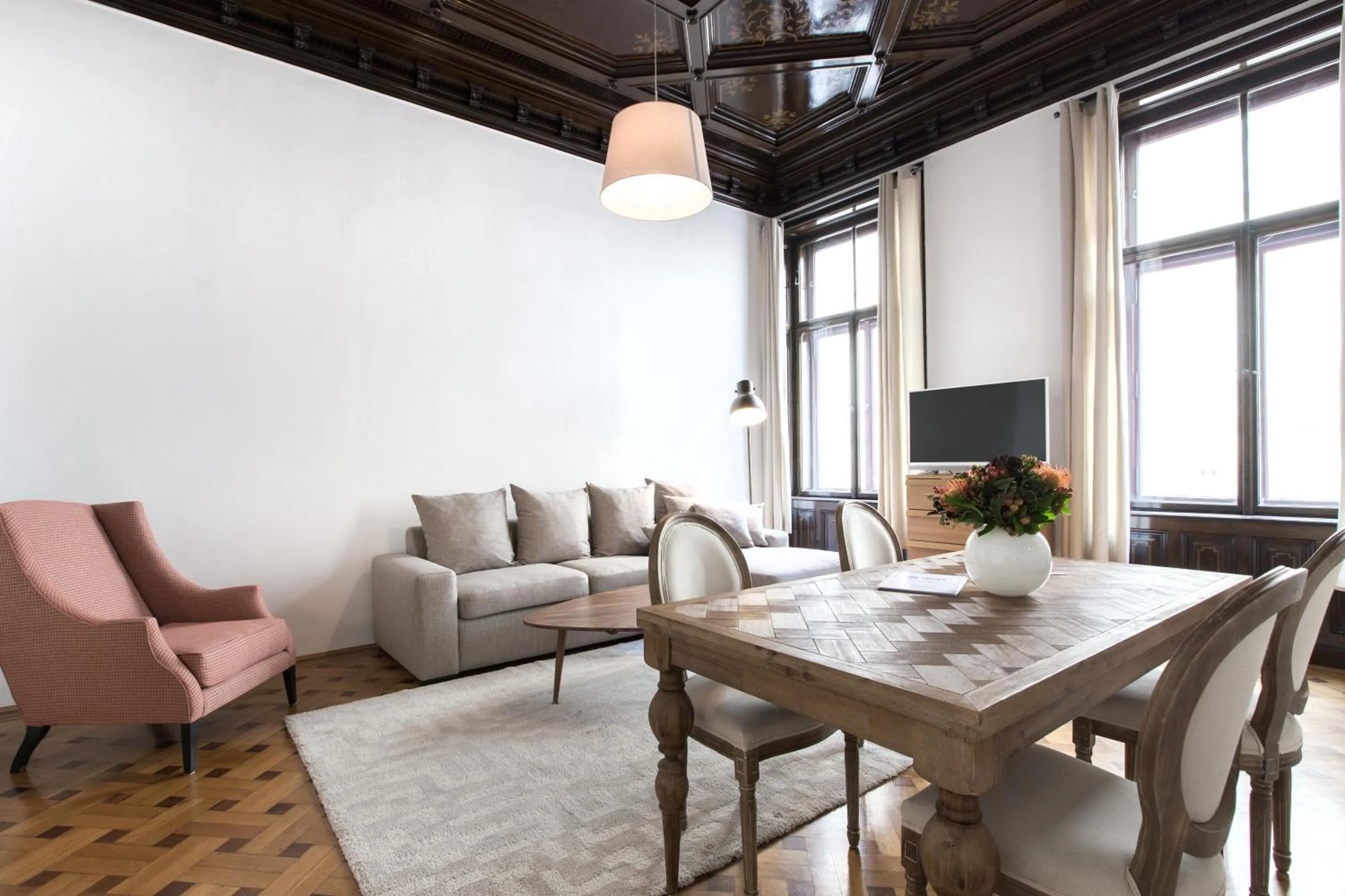 Living room in HeyMi Apartments in City Center