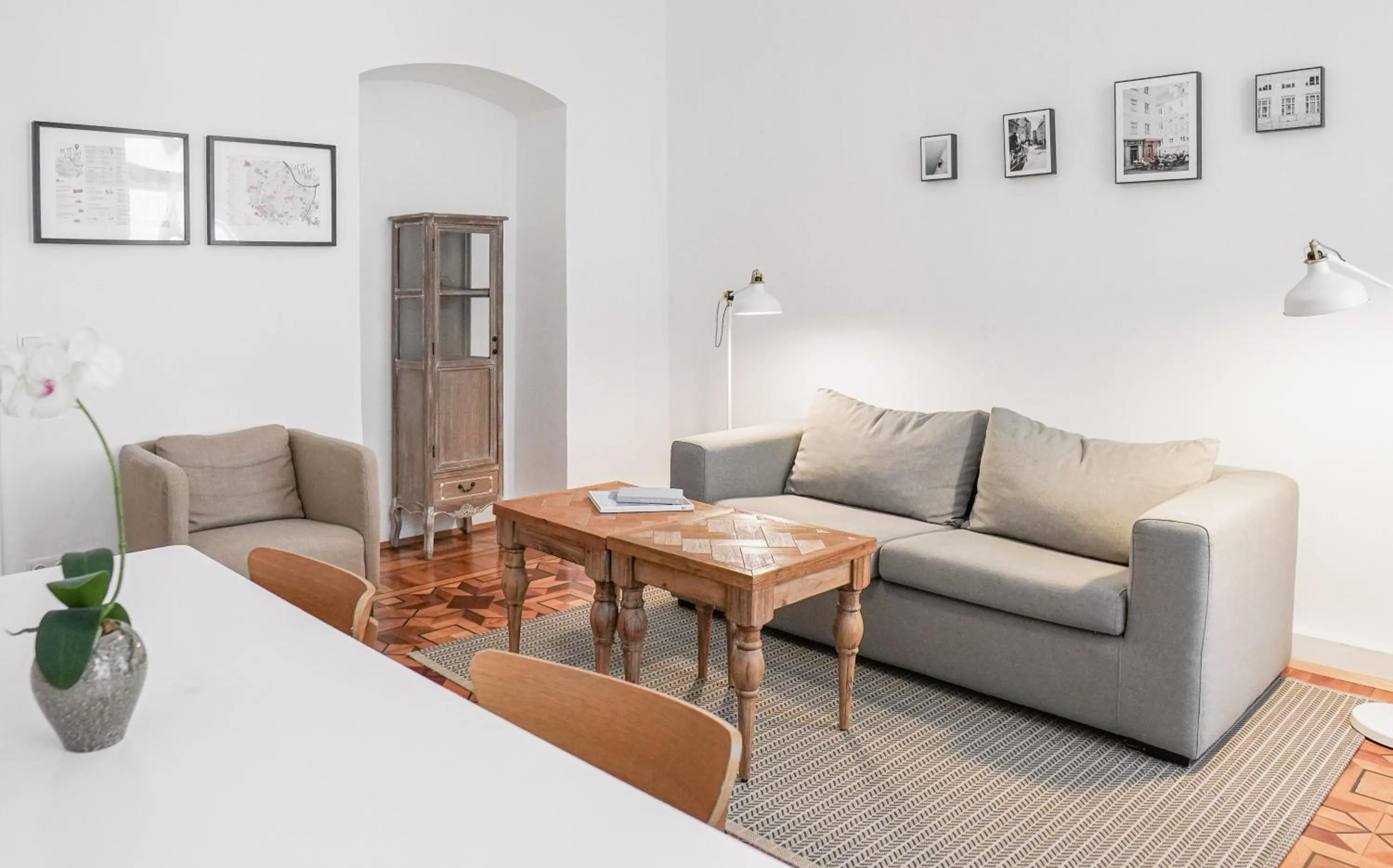 Living room in HeyMi Apartments in City Center